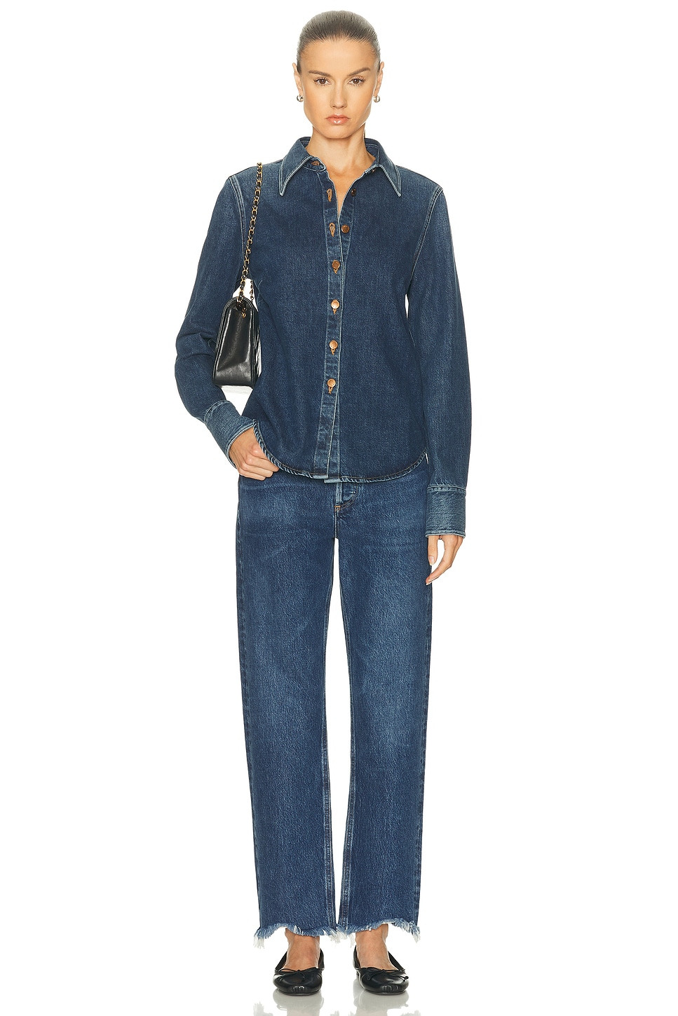 90s Mid Rise Loose Fit Jeans - 5