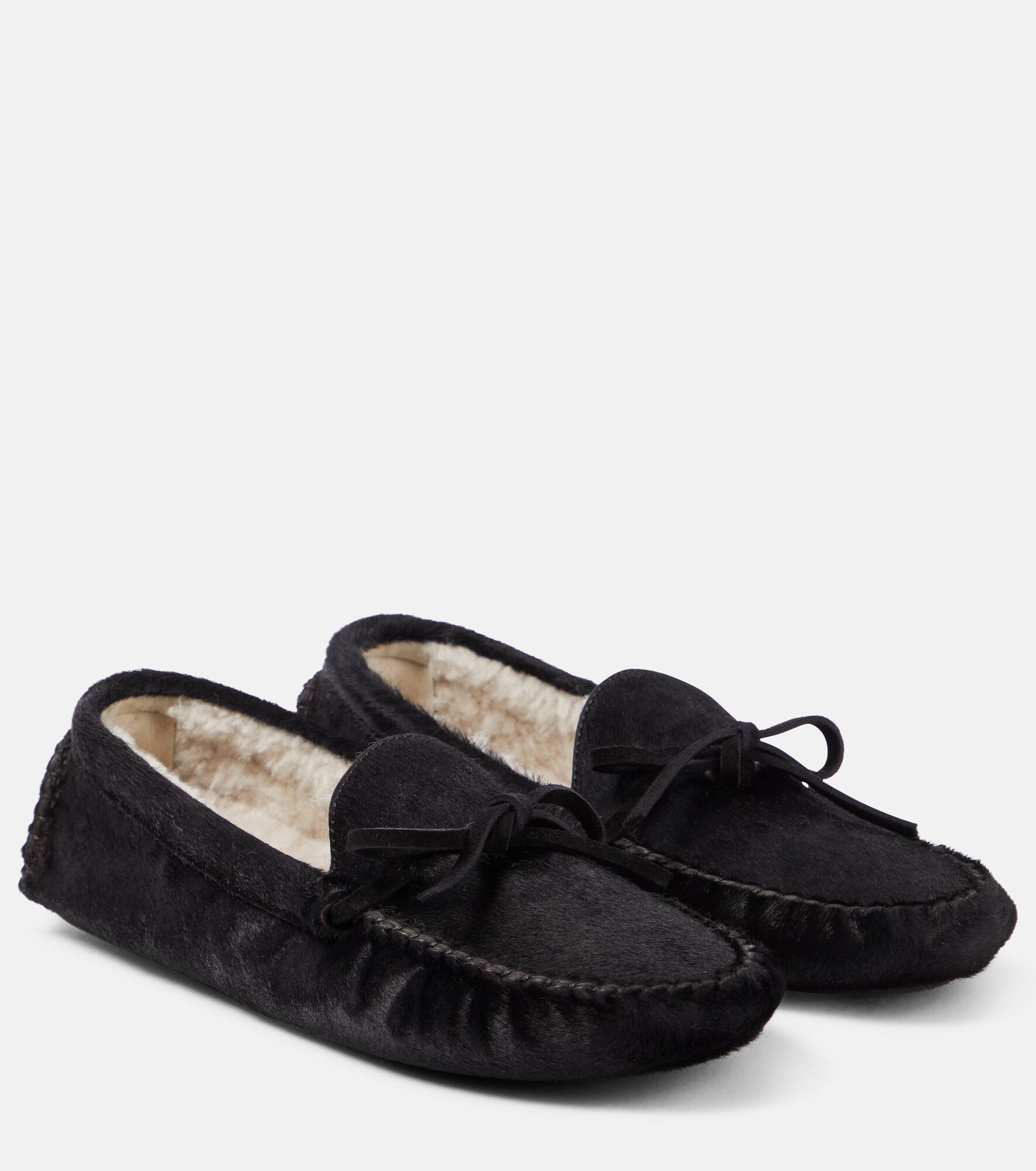 Lucca calf hair moccasins - 1