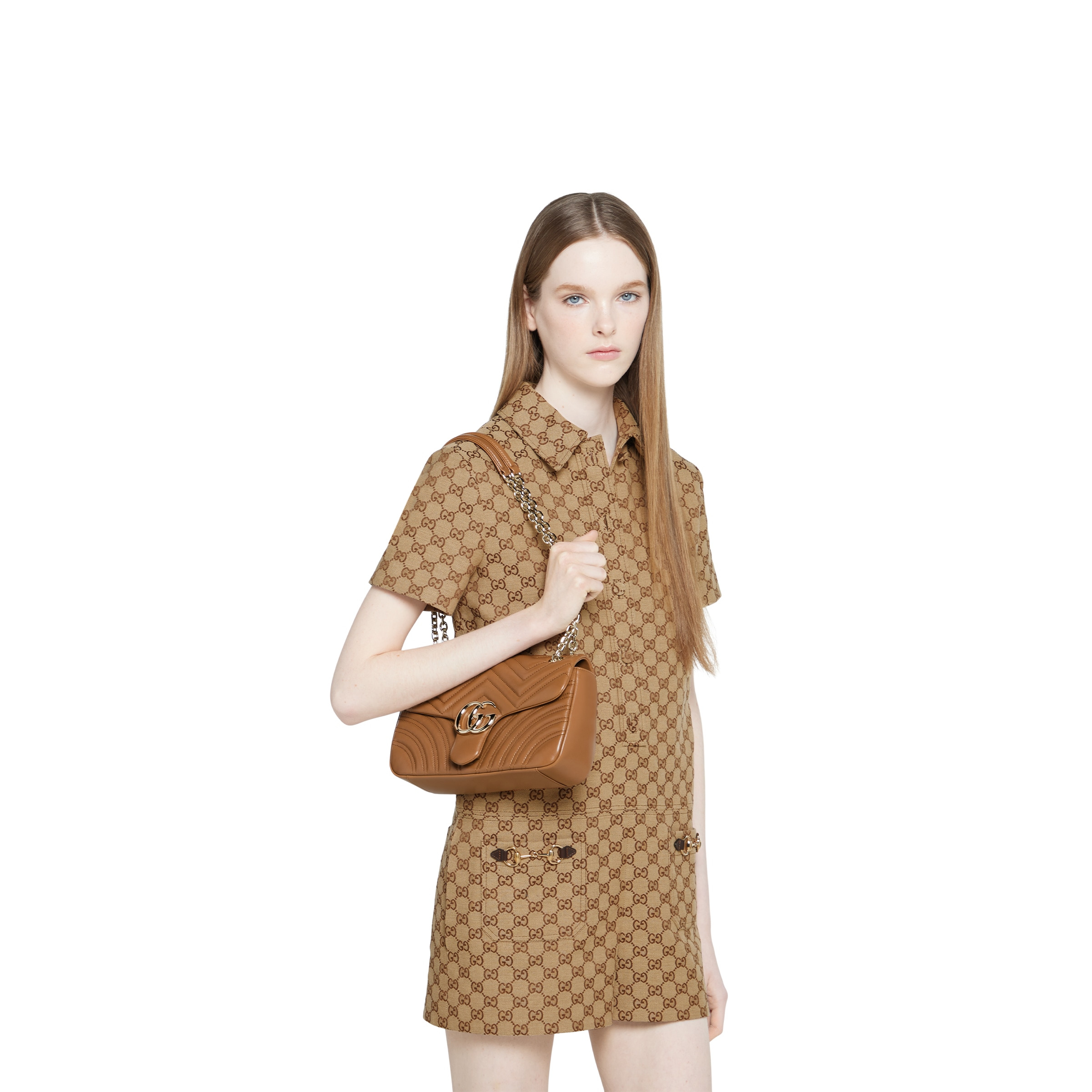 GG Marmont medium shoulder bag - 3