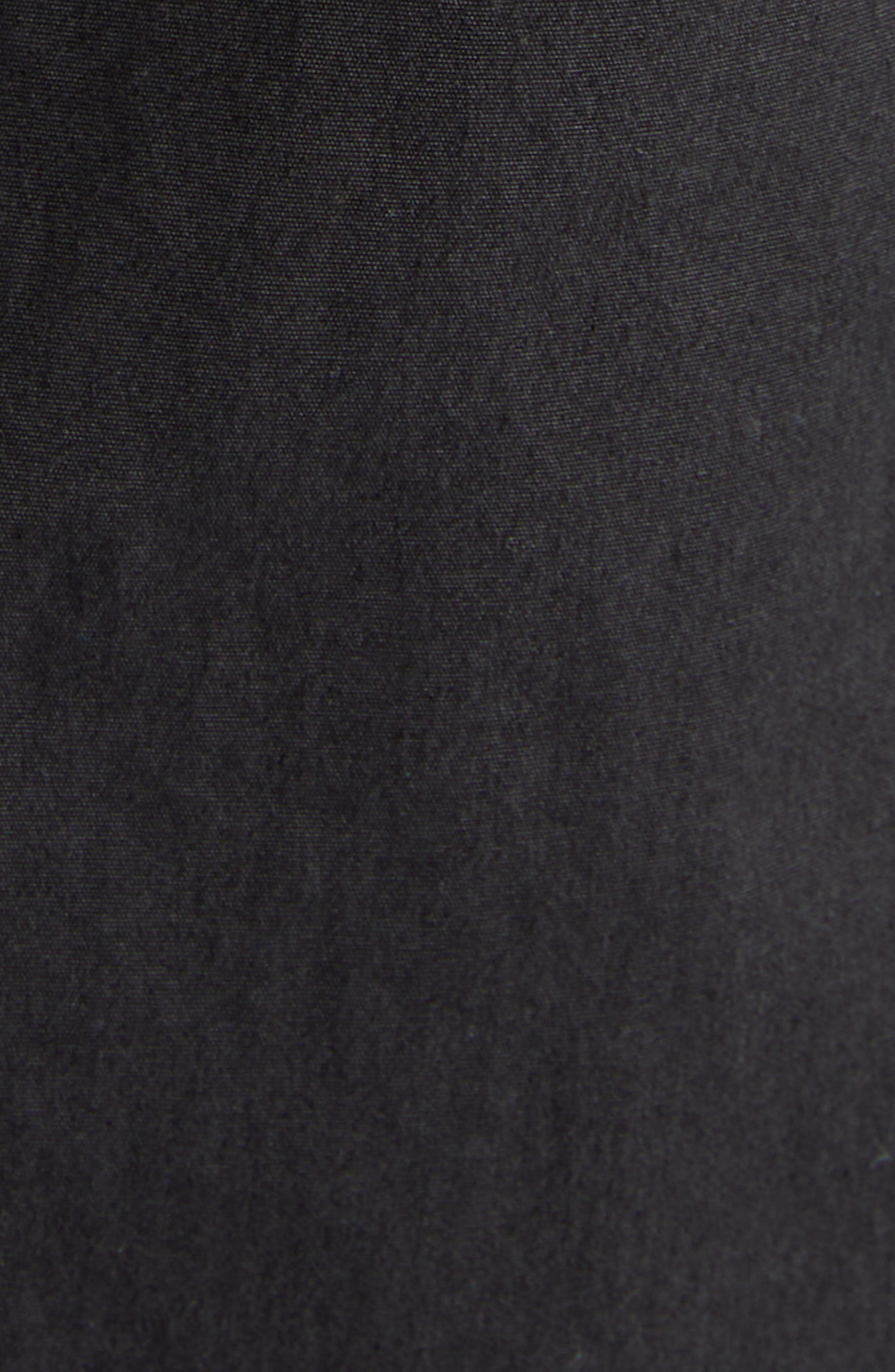 Alexander McQueen Belt Detail Cotton Blend Pants in Black at Nordstrom - 6