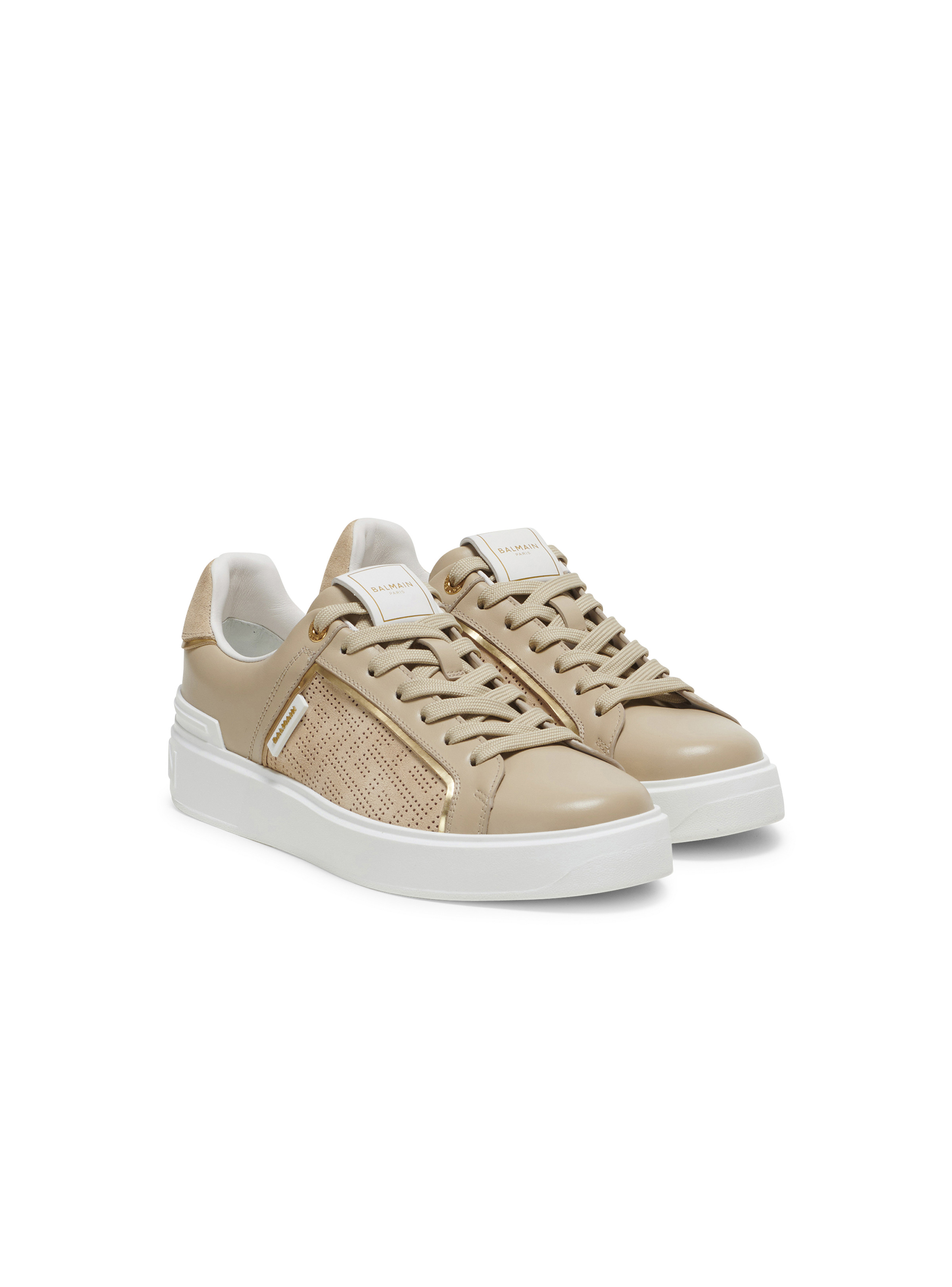 B-Court trainers in perforated monogrammed leather - 2