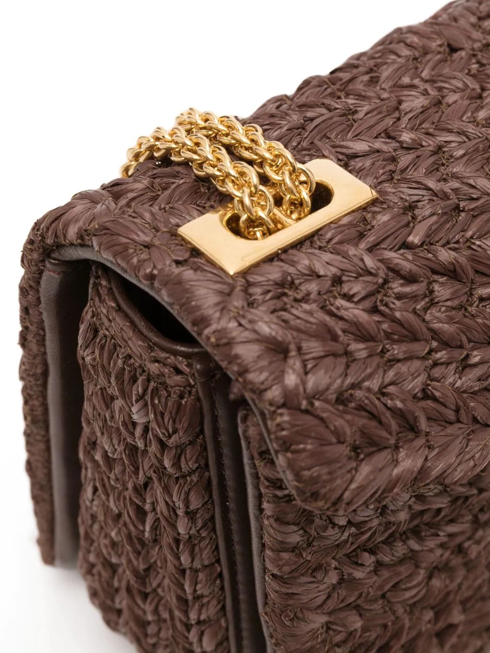 One Stud woven shoulder bag - 5