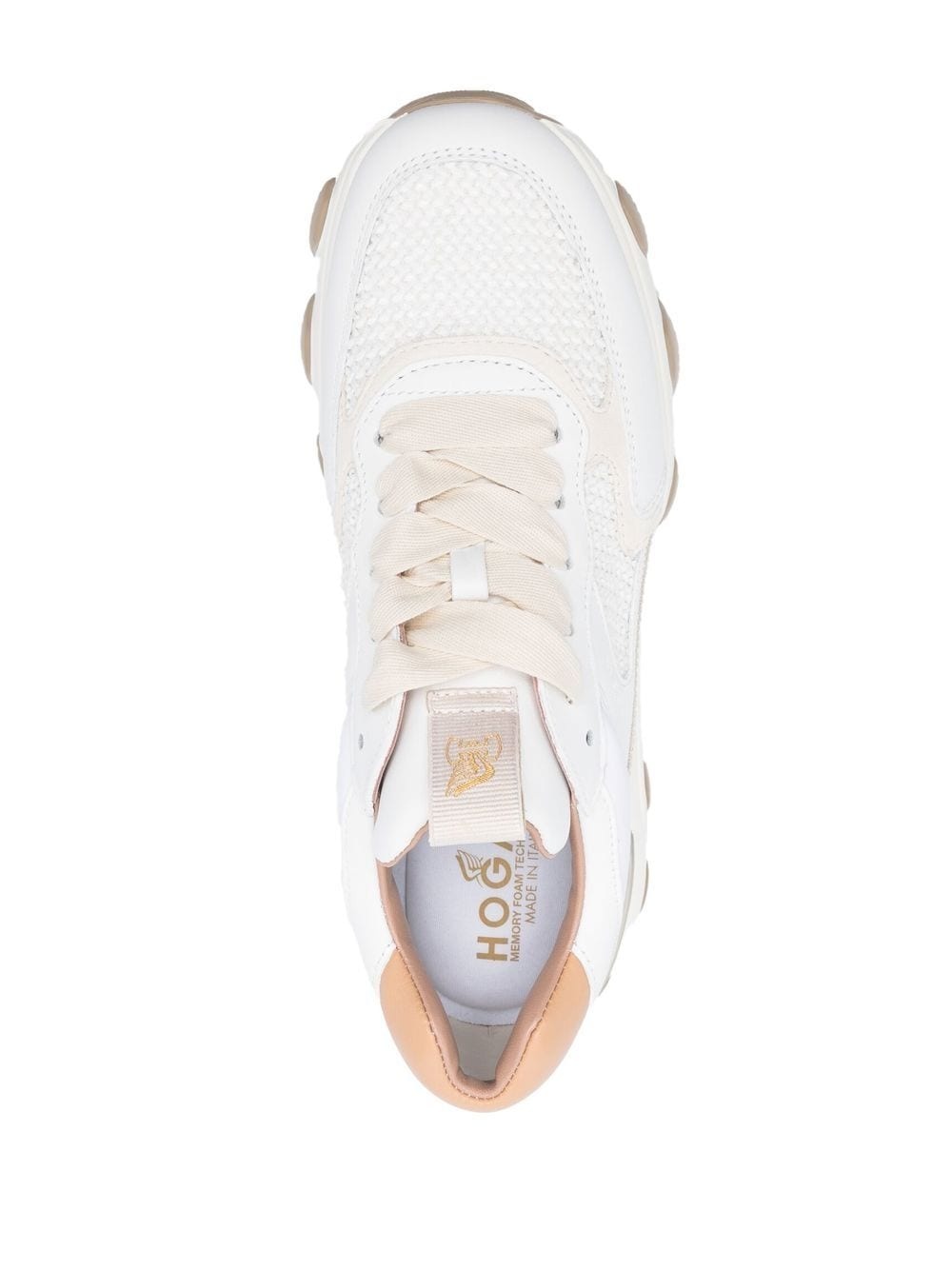 embossed-logo detail sneakers - 4