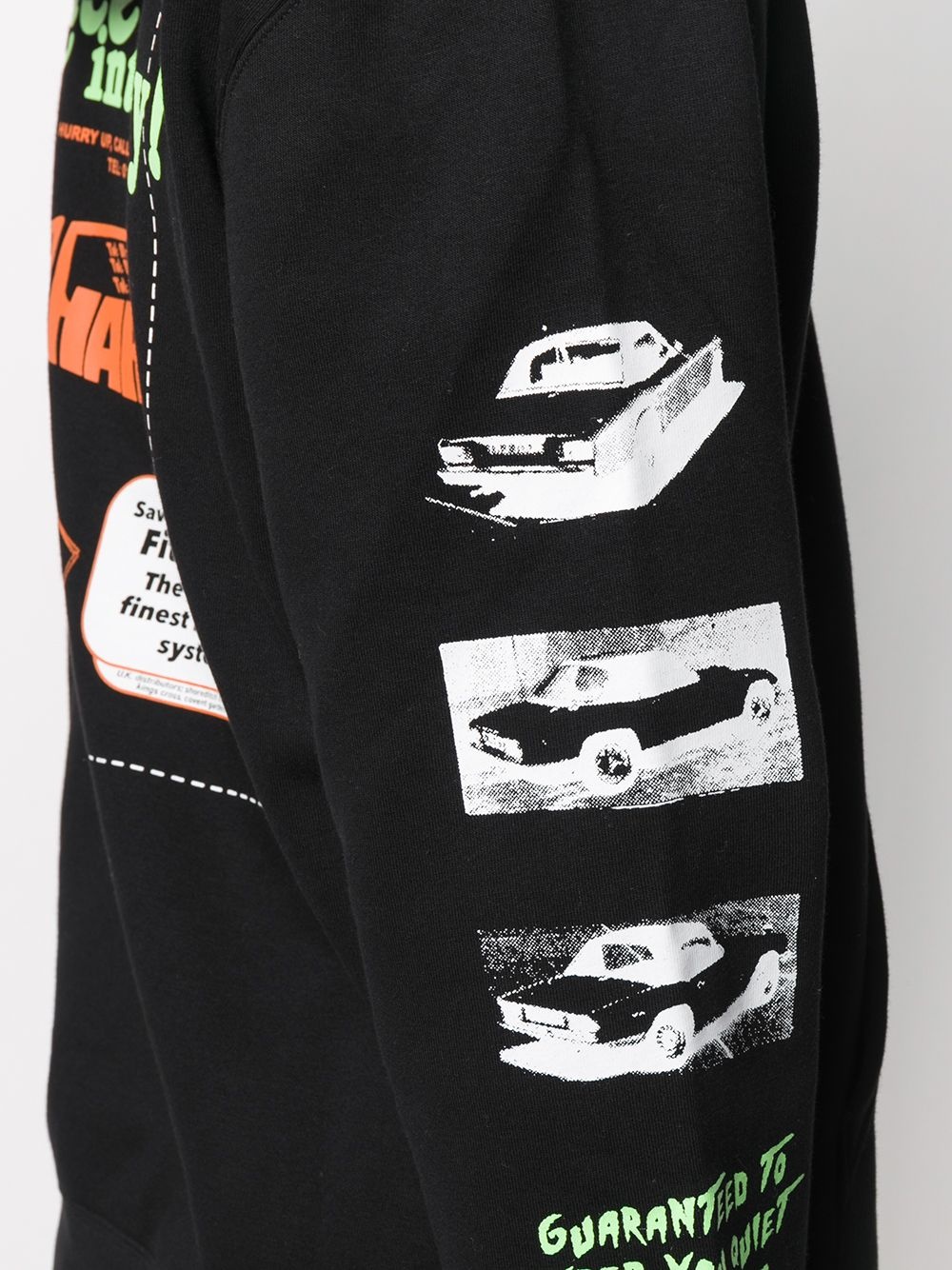 graphic print hoodie - 5