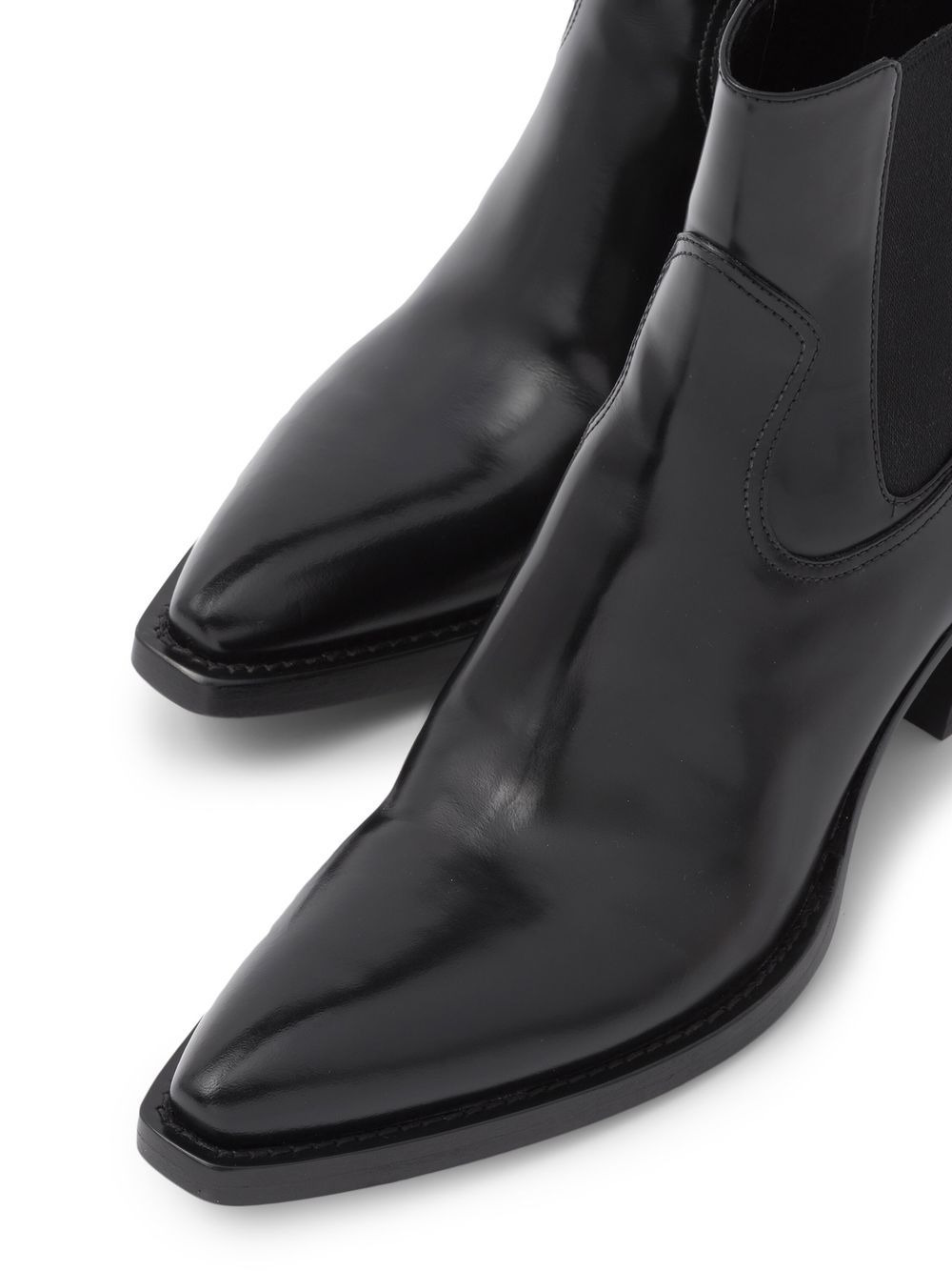 brushed leather Chelsea boots - 5