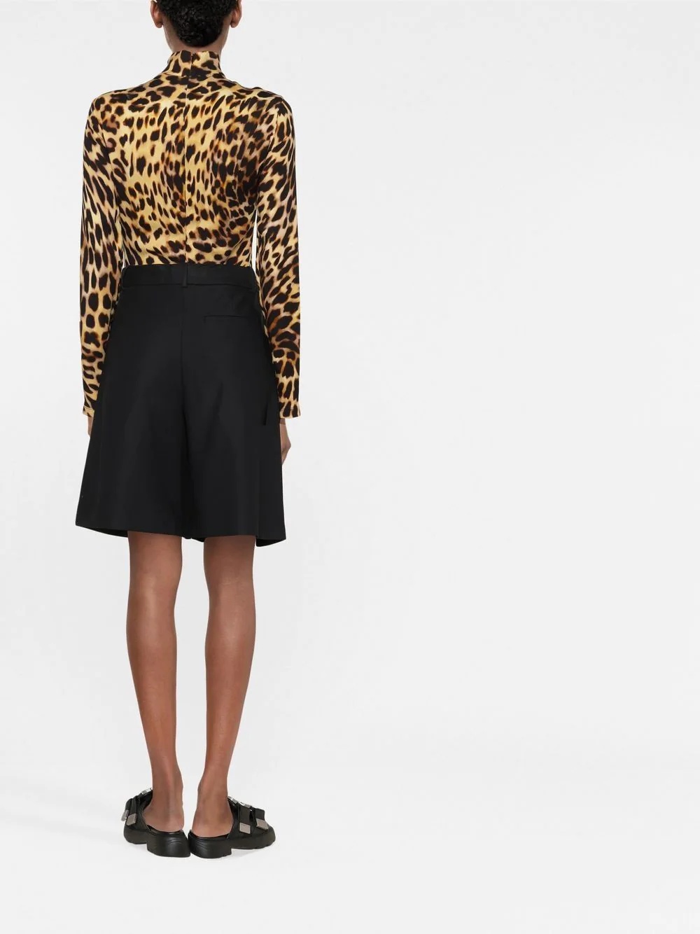 leopard-print bodysuit - 4