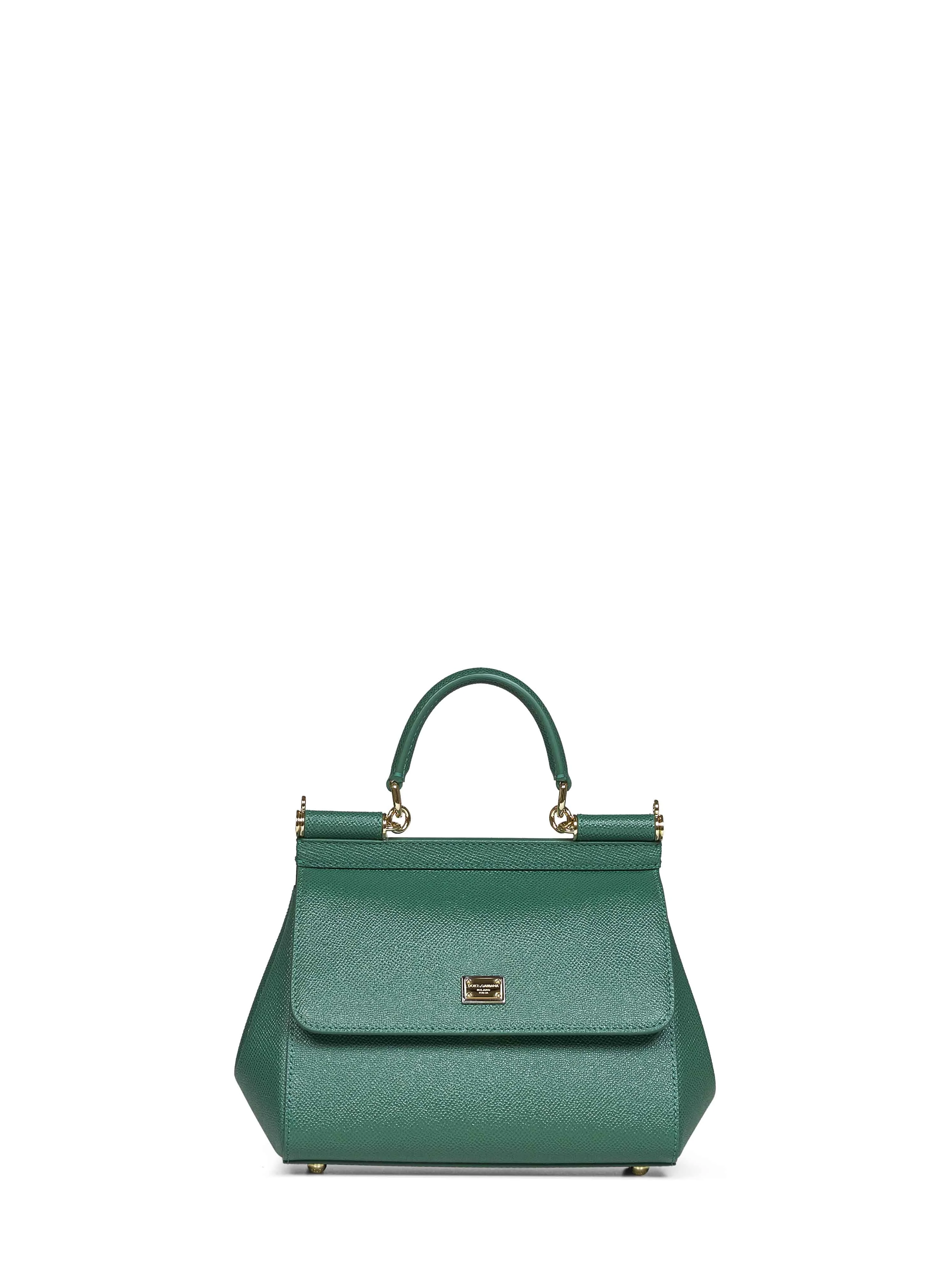 Emerald green small Sicily handbag - 1