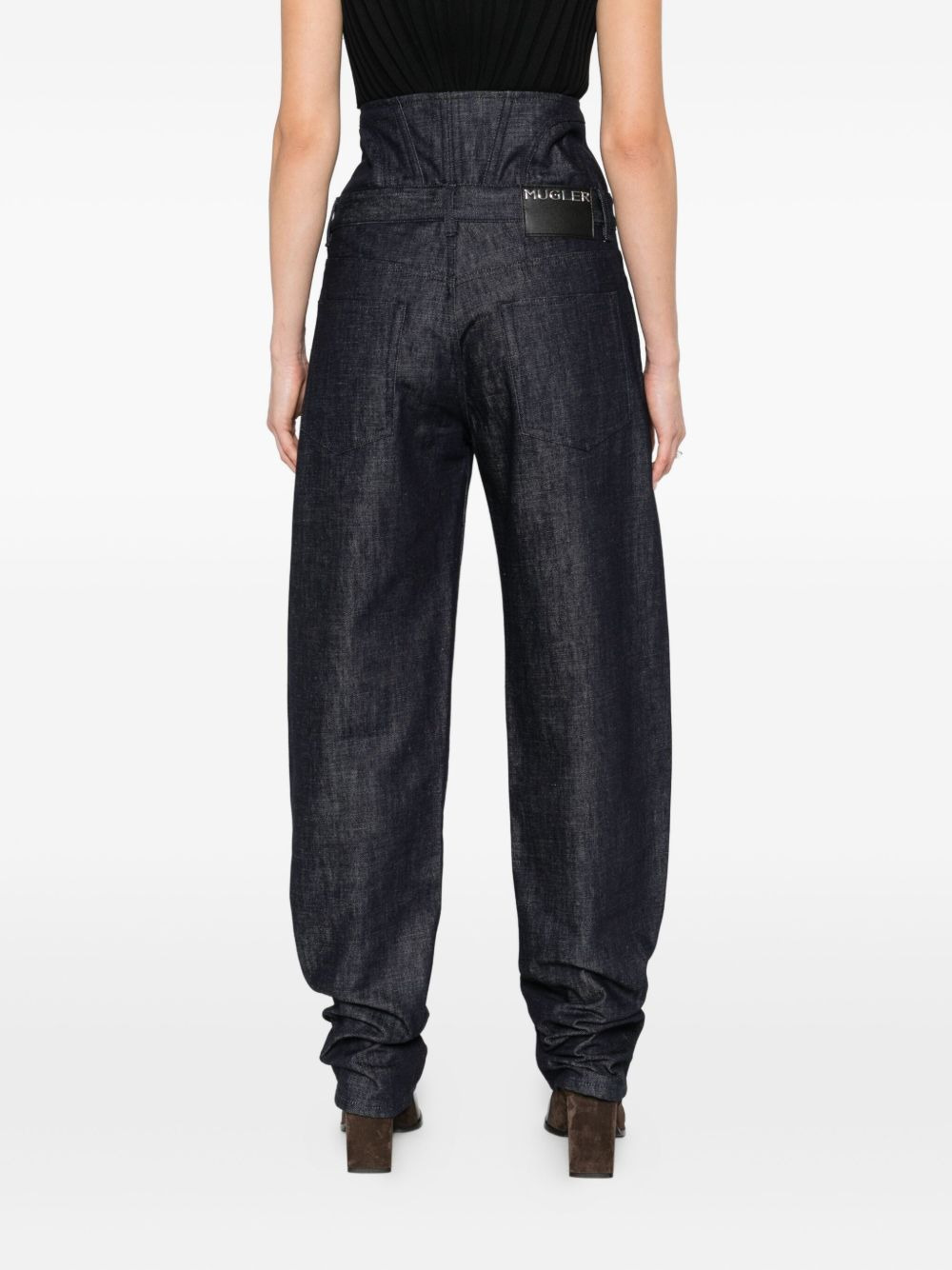 corset-waist jeans - 4