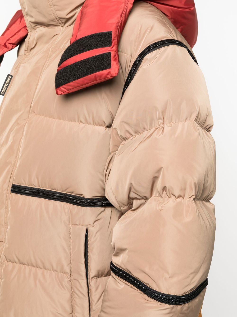 padded-panel coat - 5