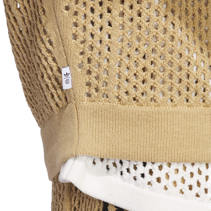 adidas x CLOT FW24 Crochet Track Jacket Asia Sizing 'Beige Tone' JF4270 5