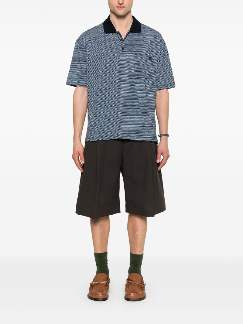 Etro striped polo shirt outlook