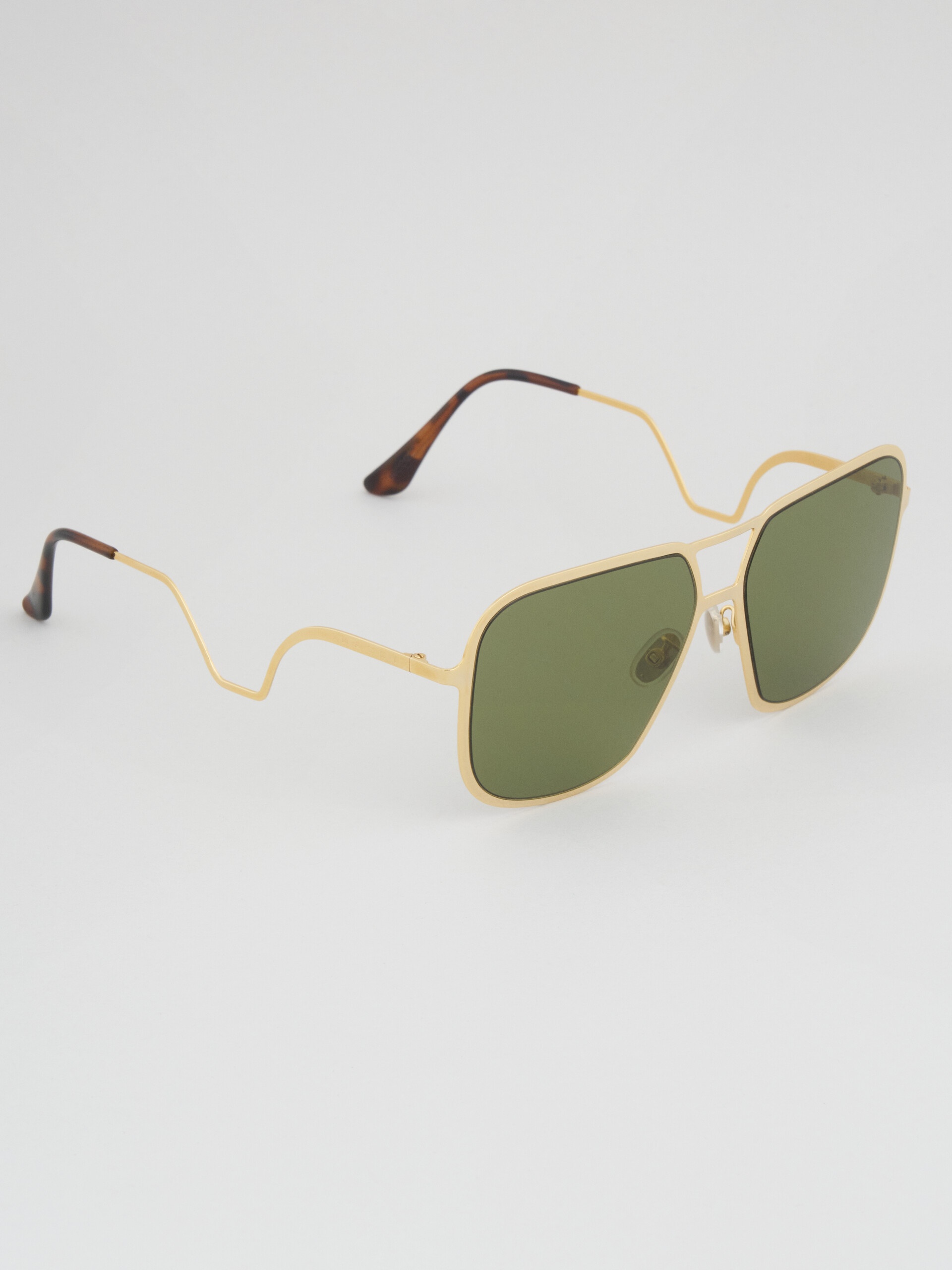 GREEN HA LONG BAY METAL SUNGLASSES - 2