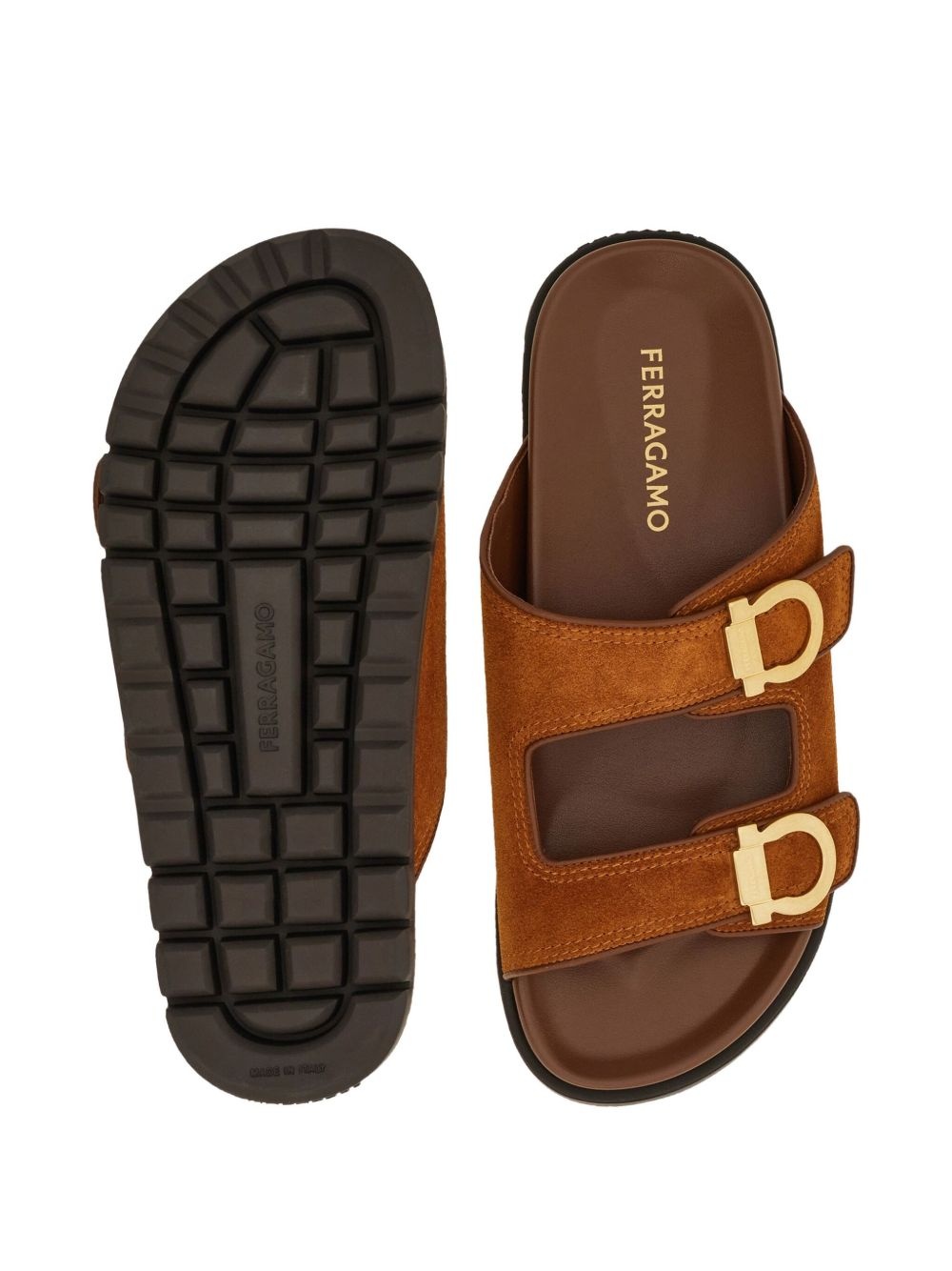 two-strap flat sandals - 5