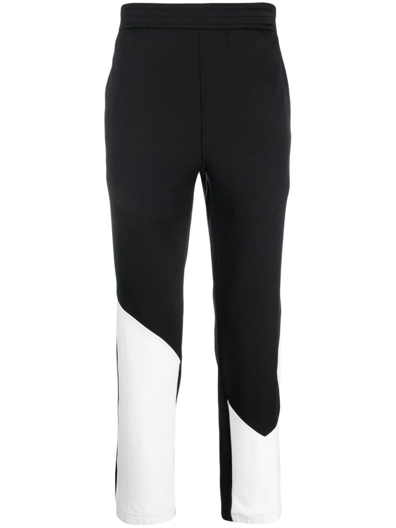 Modernist colour-block track pants 1