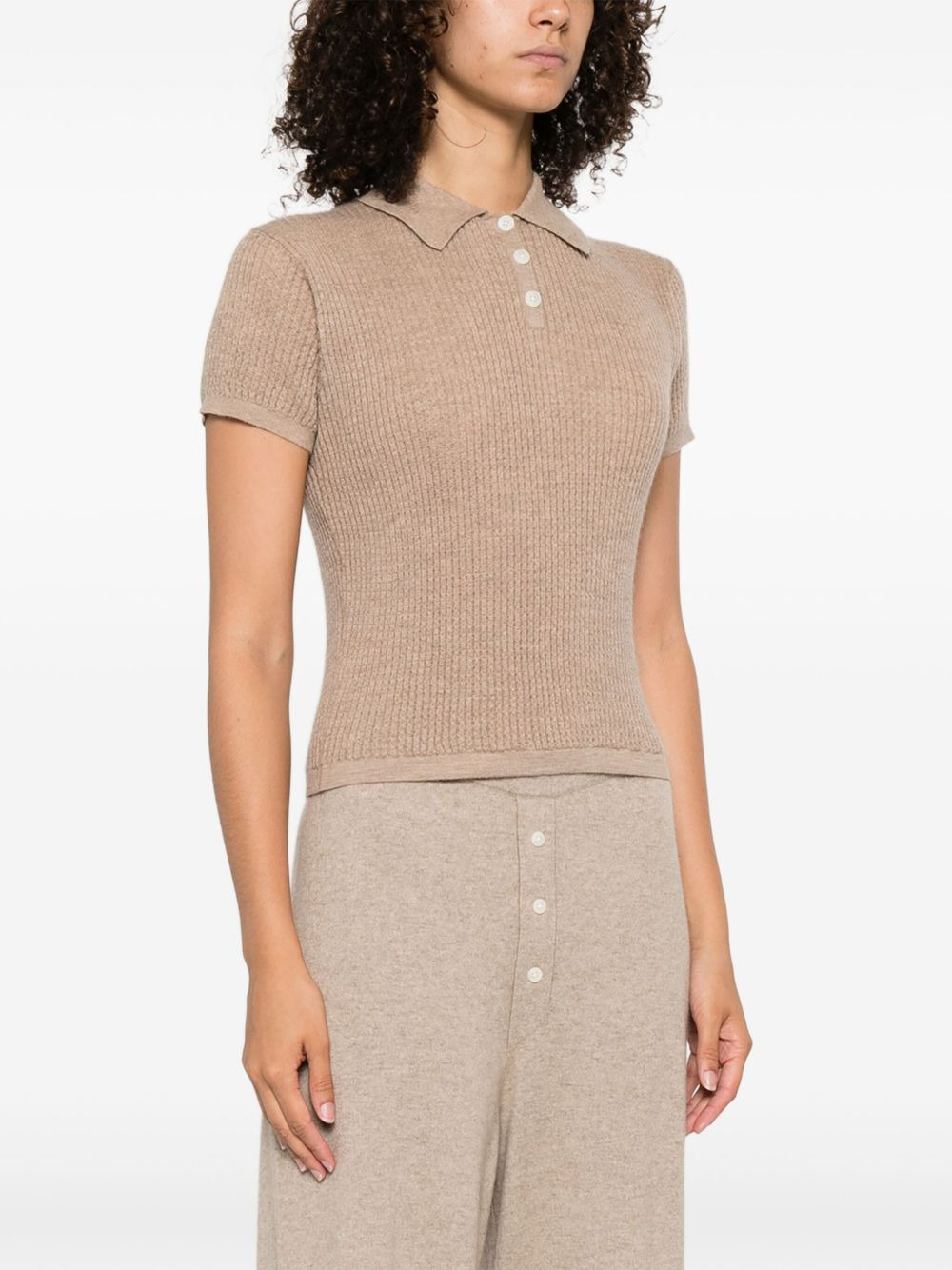 cashmere polo shirt - 3