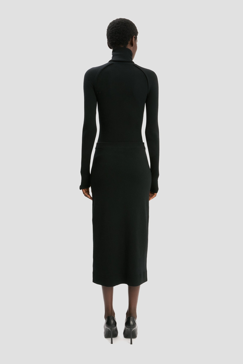 High Neck Jumper In Black 5
