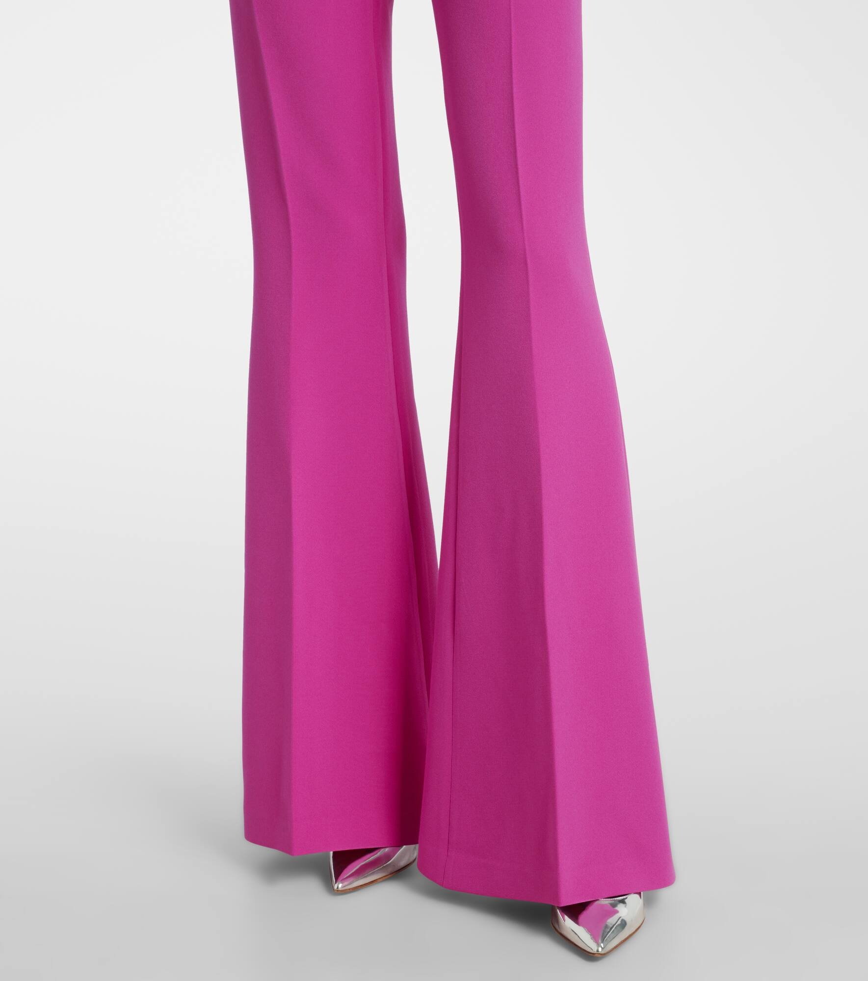 High-waisted flared pants - 5