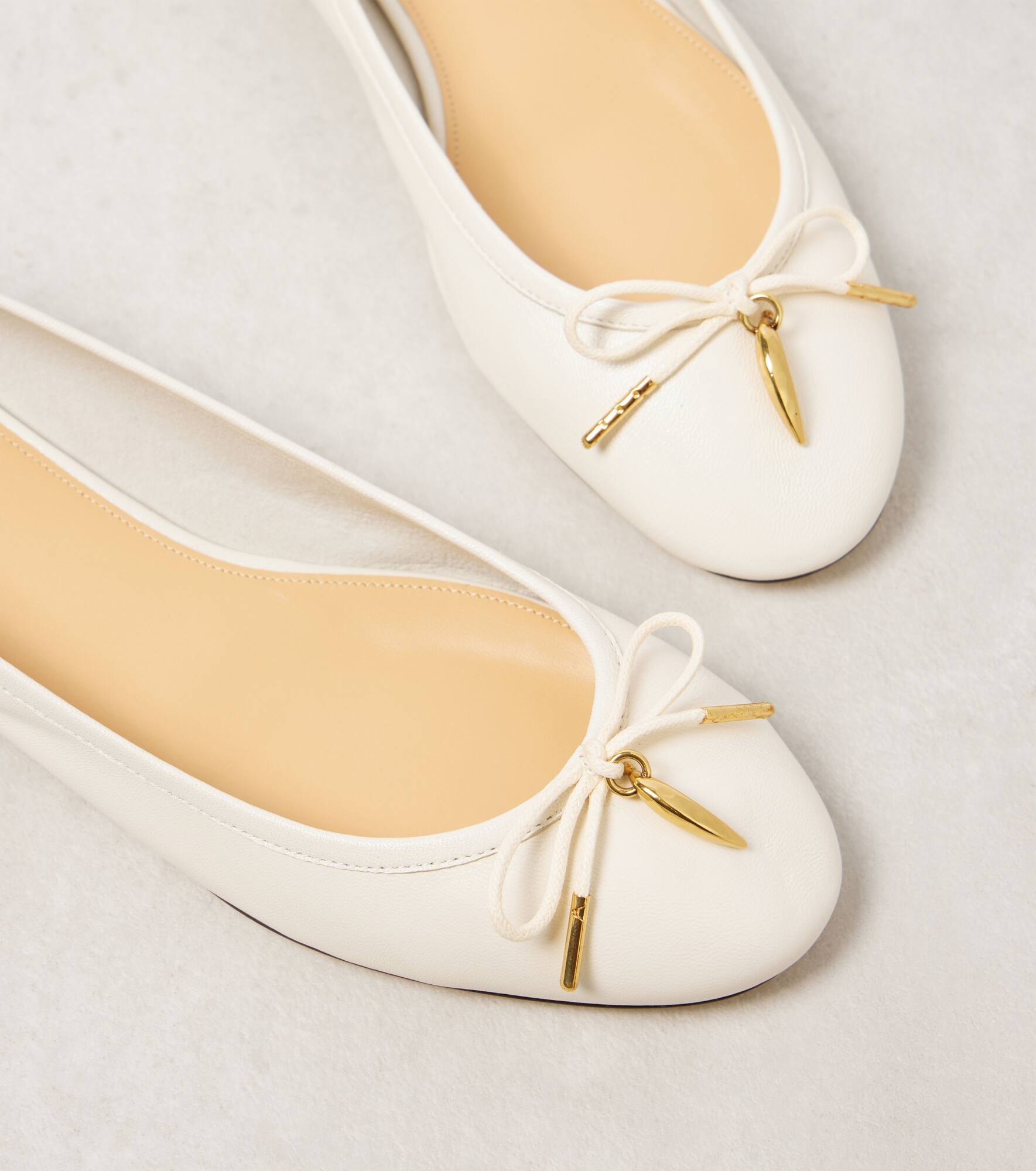 Iris leather ballet flats - 5