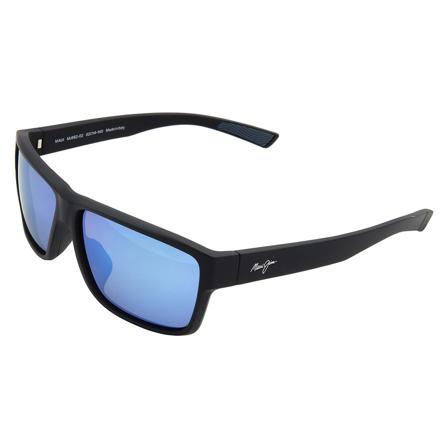 Maui Jim Uila Blue Hawaii Wrap Men's Sunglasses B662-02 62 - 4