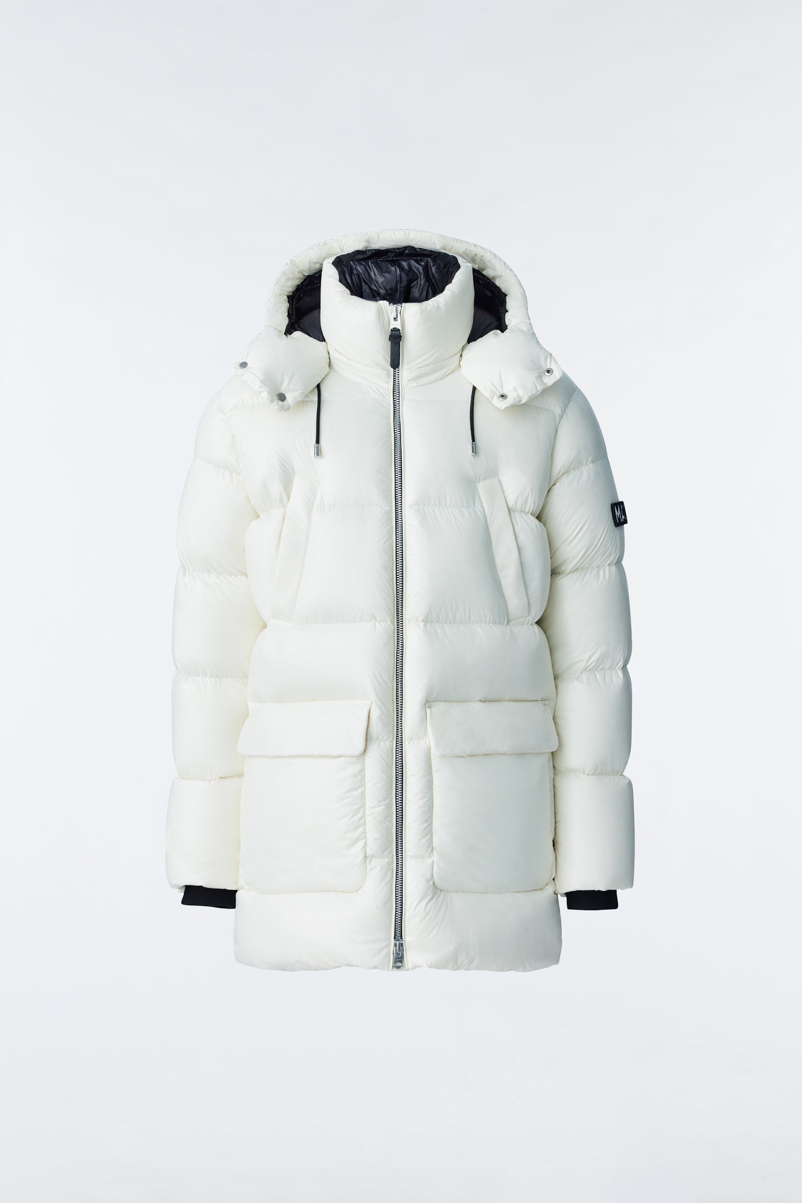 KENDRICK lustrous light down parka with hood - 1