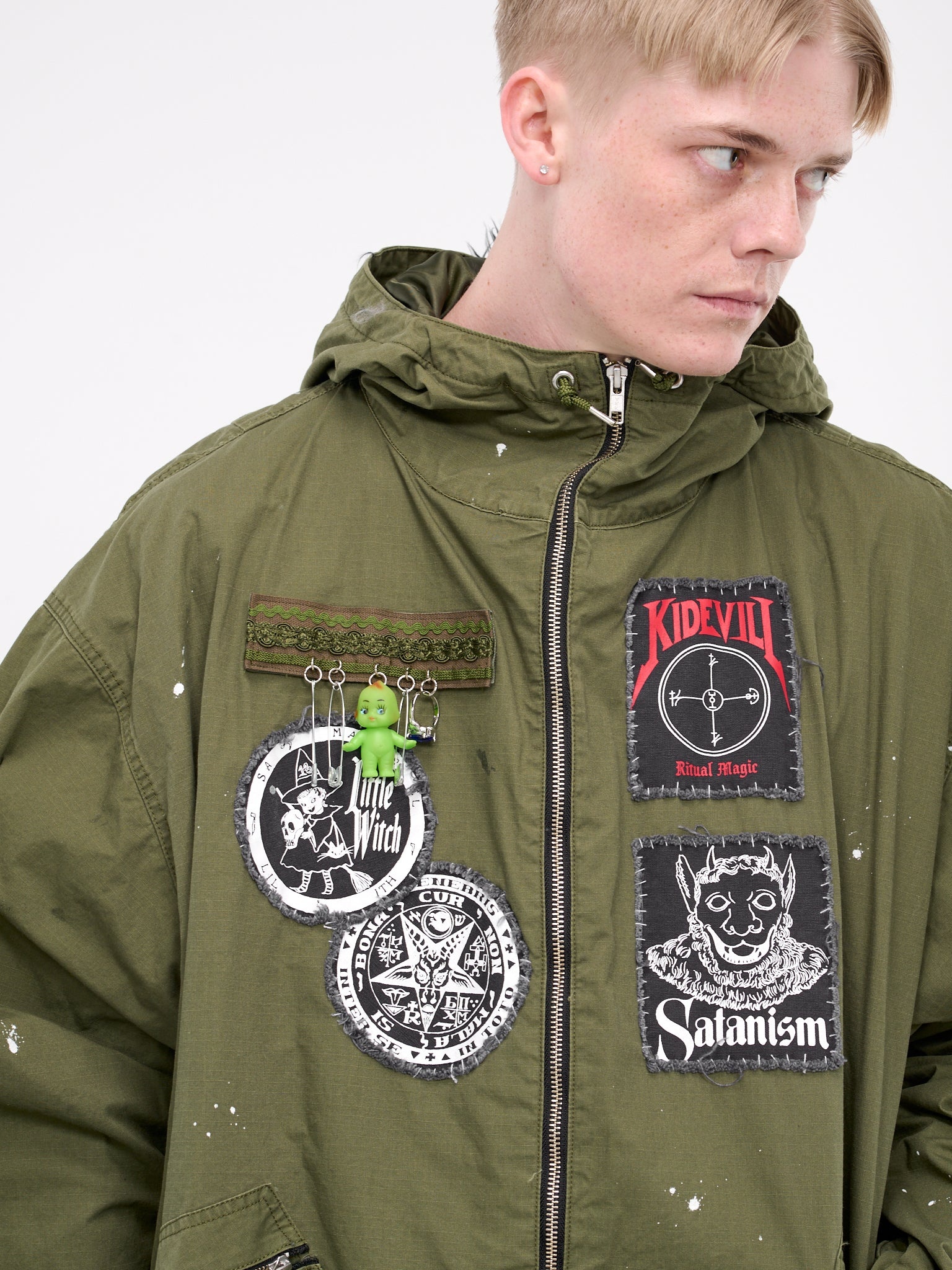 Graphic Patch Coat - 4