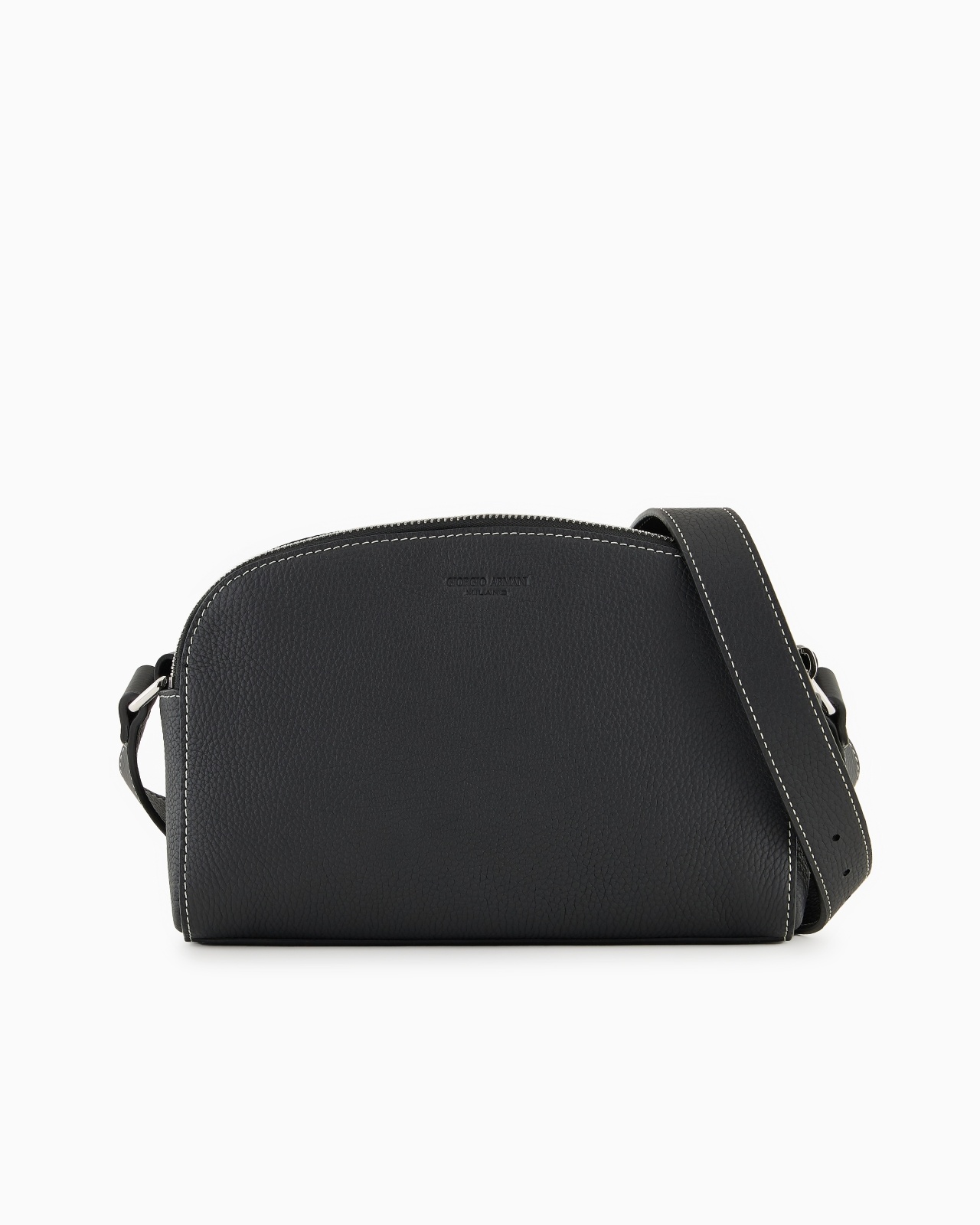 CROSSBODY BAG IN PEBBLED LEATHER - 1