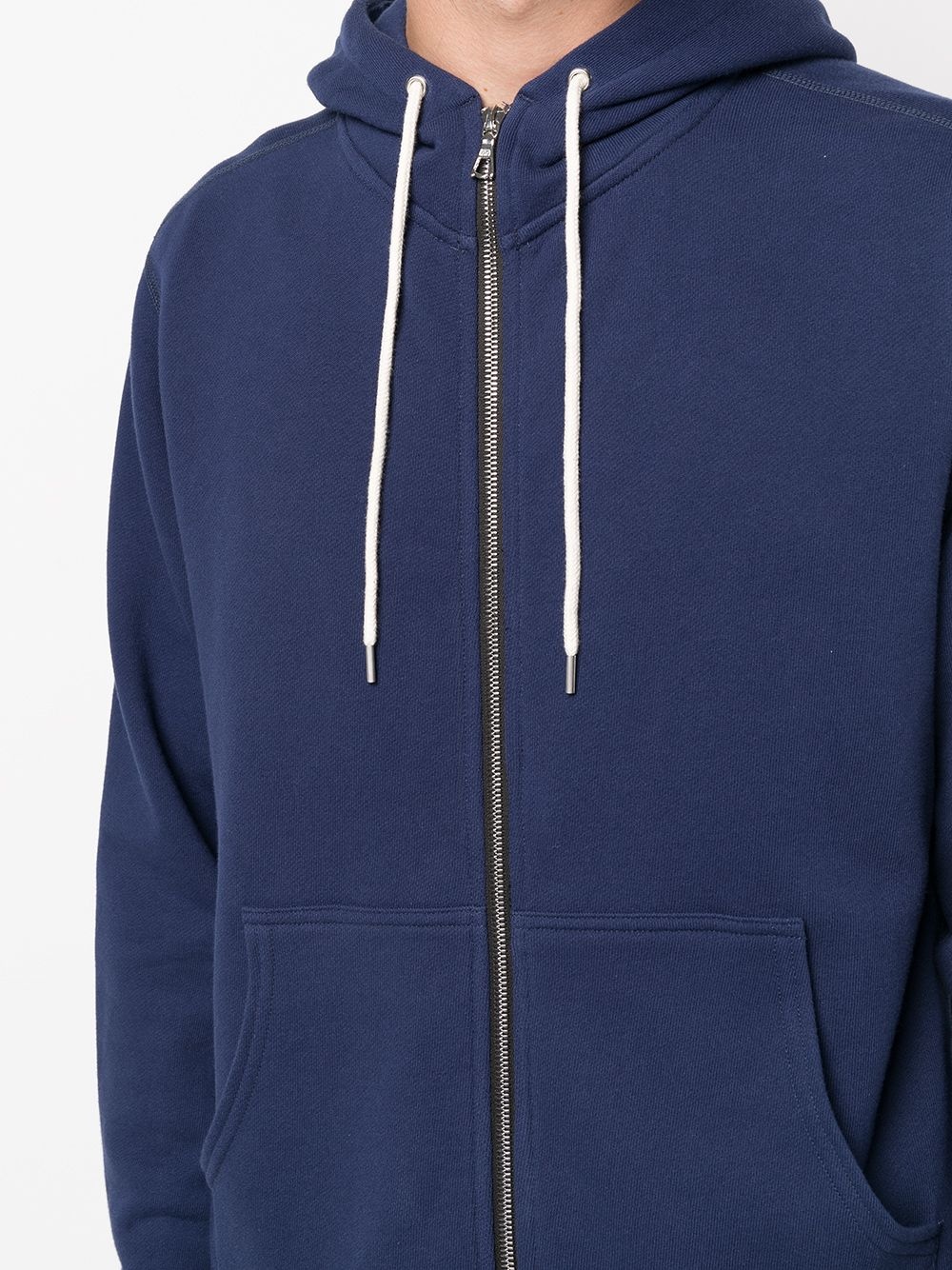 zip-up cotton hoodie - 5