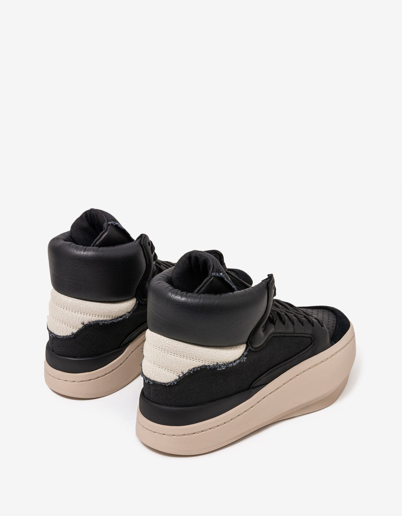 Y-3 Black Centennial Hi Trainers - 7