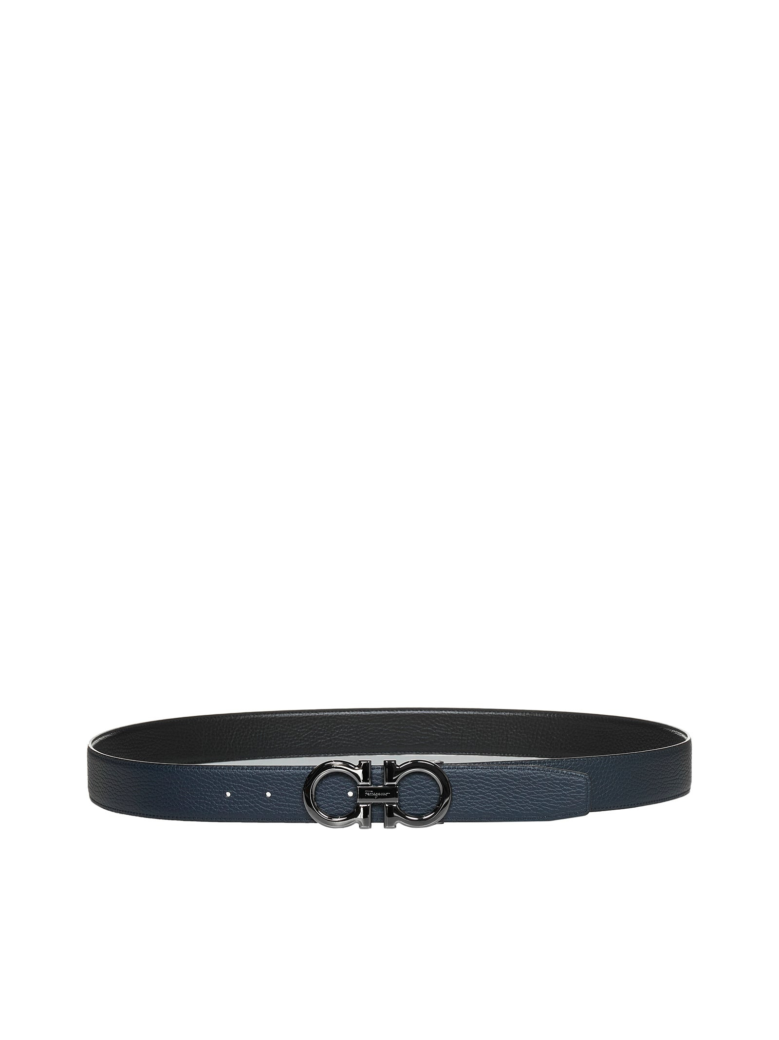 Gancini reversible leather belt - 3