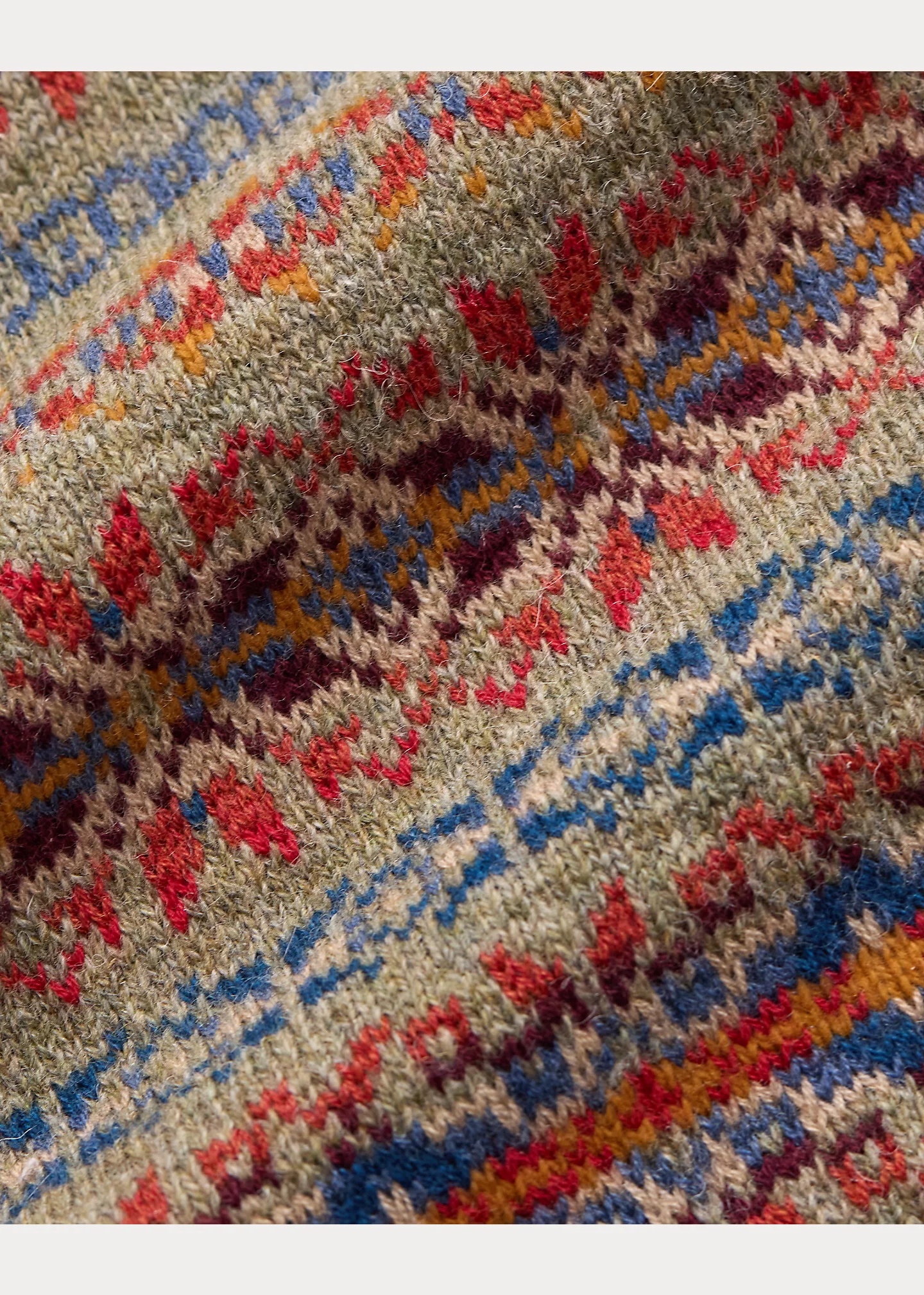 Hand-Embroidered Fair Isle Sweater - 6
