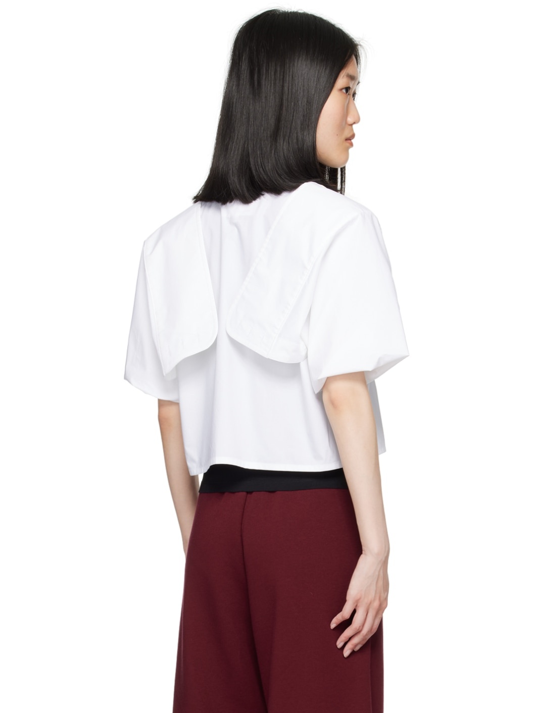 White Button Up Shirt - 3