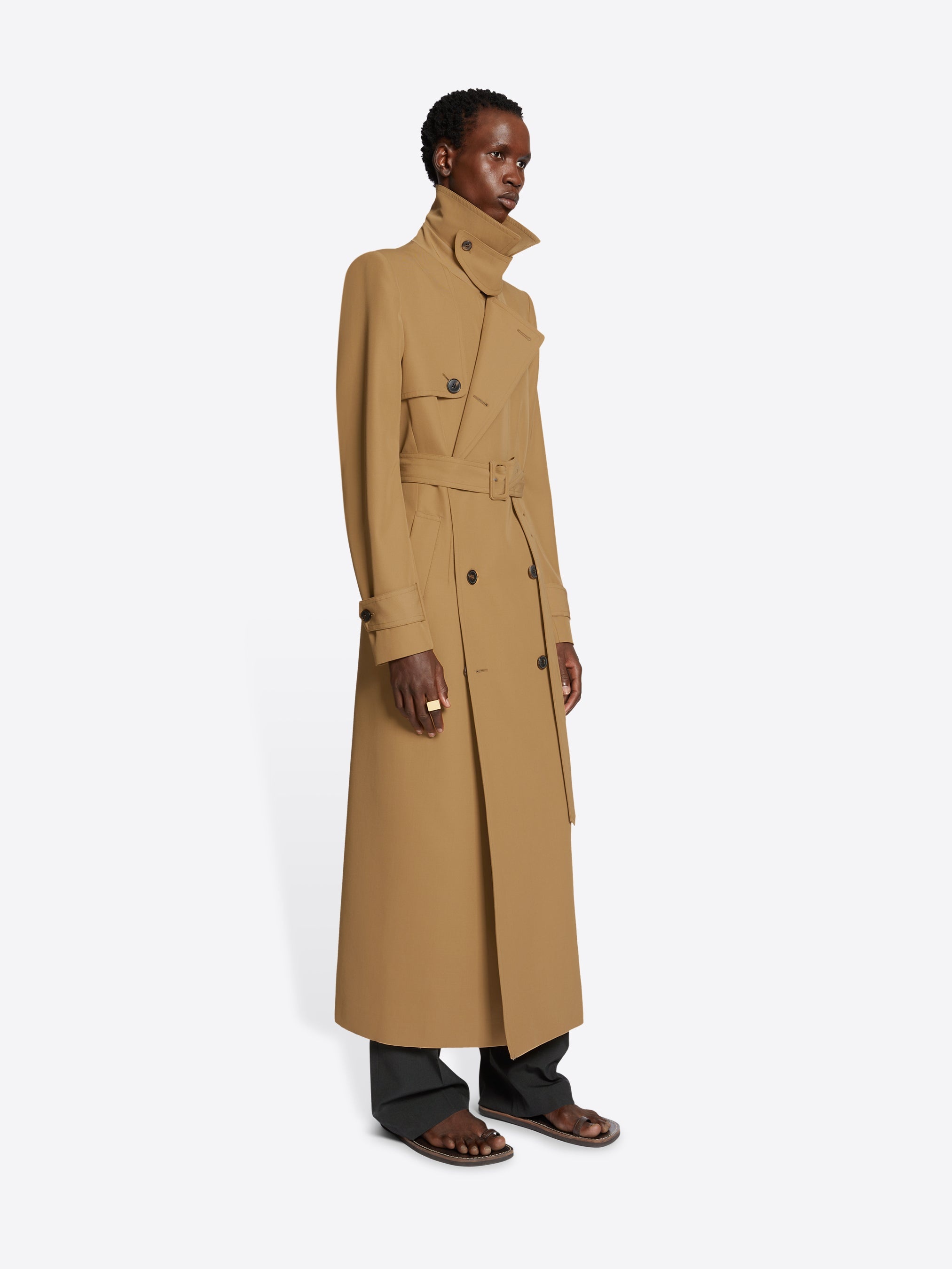 LONG TRENCH COAT - 3