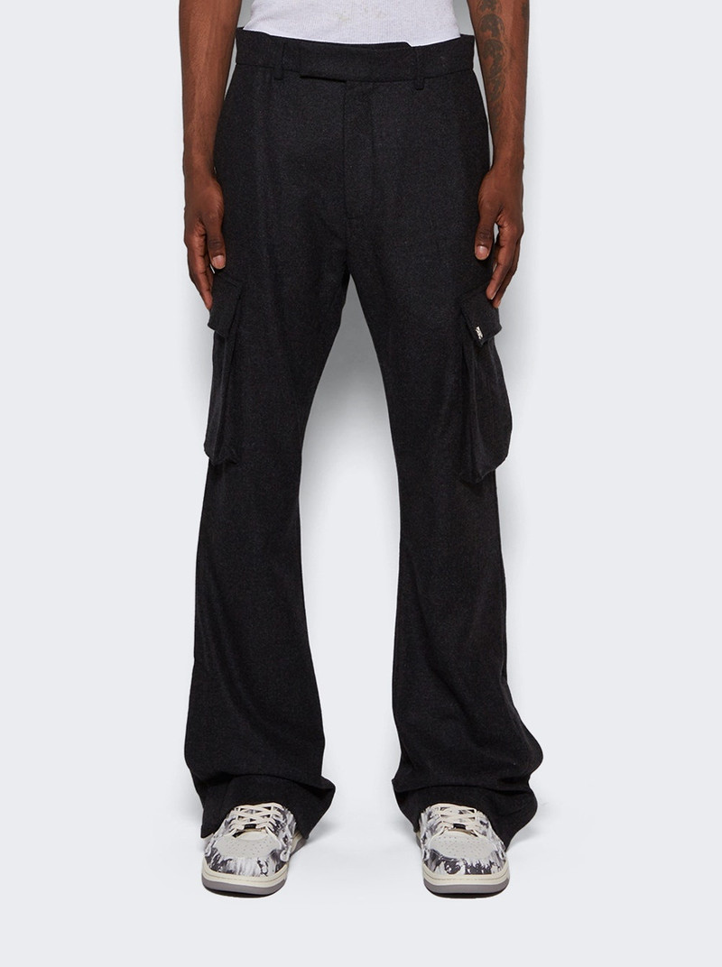 tactical cargo flared trousers 3