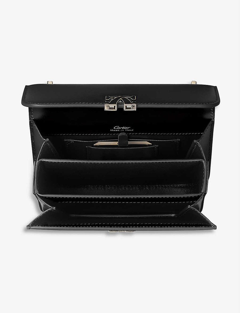 Double C de Cartier nano leather cross-body bag 4