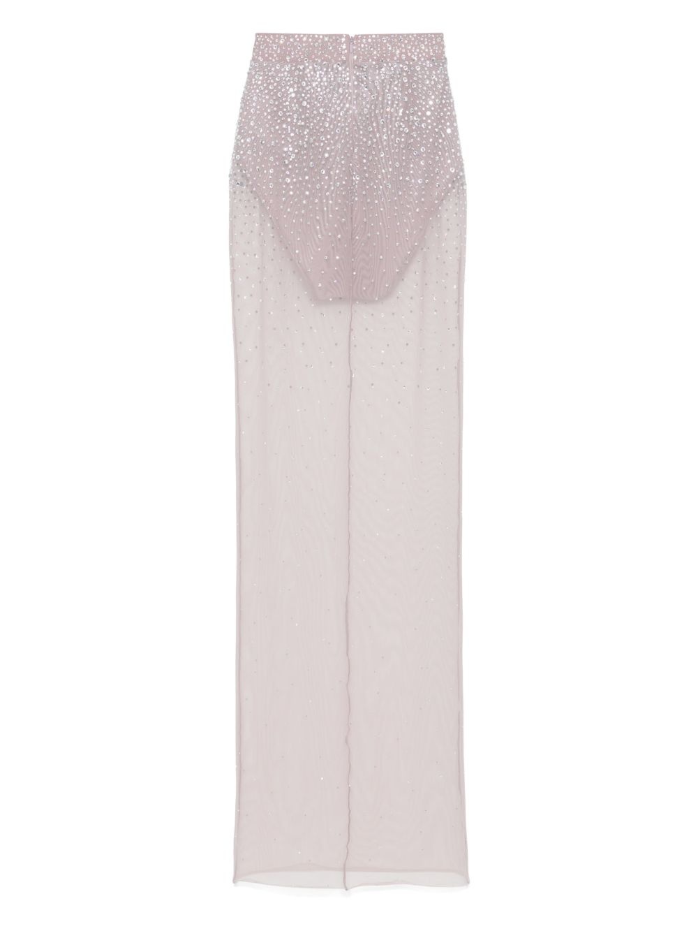 crystal mesh maxi skirt - 2