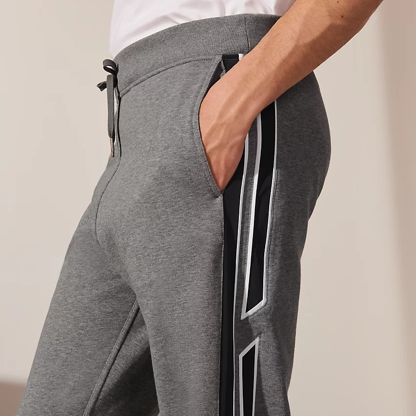 "Run H" bicolor jogging pants - 3