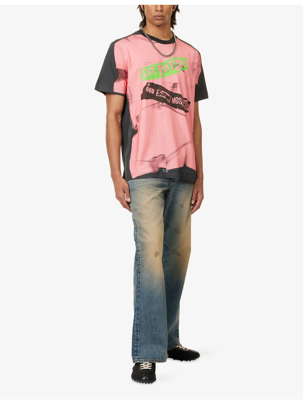 Sex Pistols Graphic-Print Cotton T-Shirt - 2