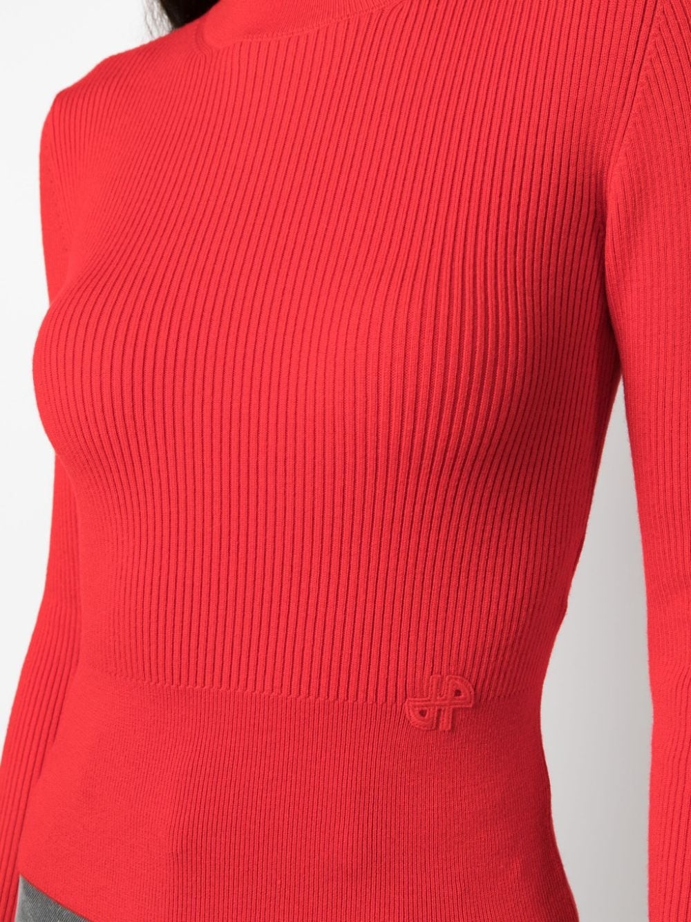 merino-blend mock-neck jumper - 5