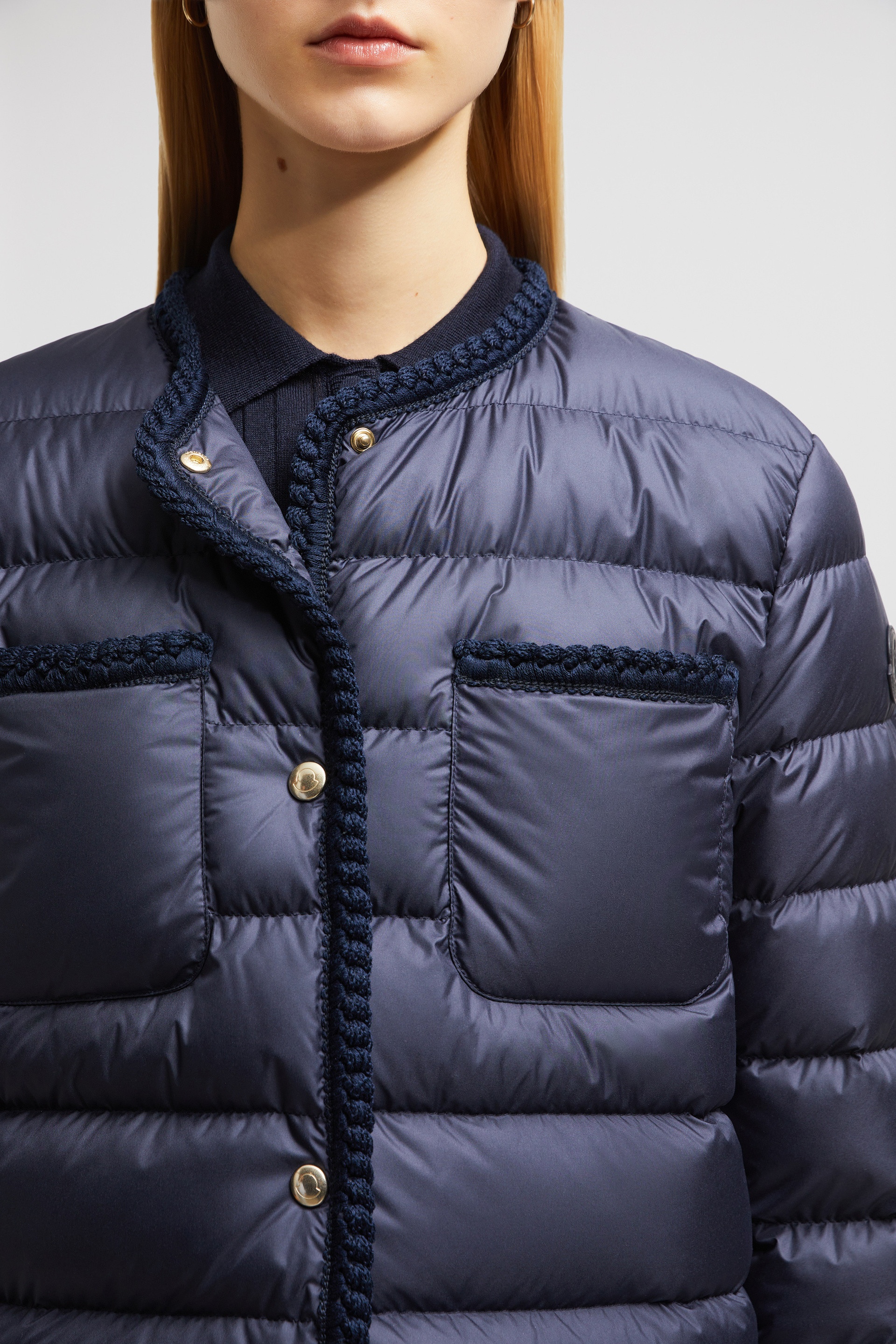 Gencay Braided Trim Short Down Jacket - 6