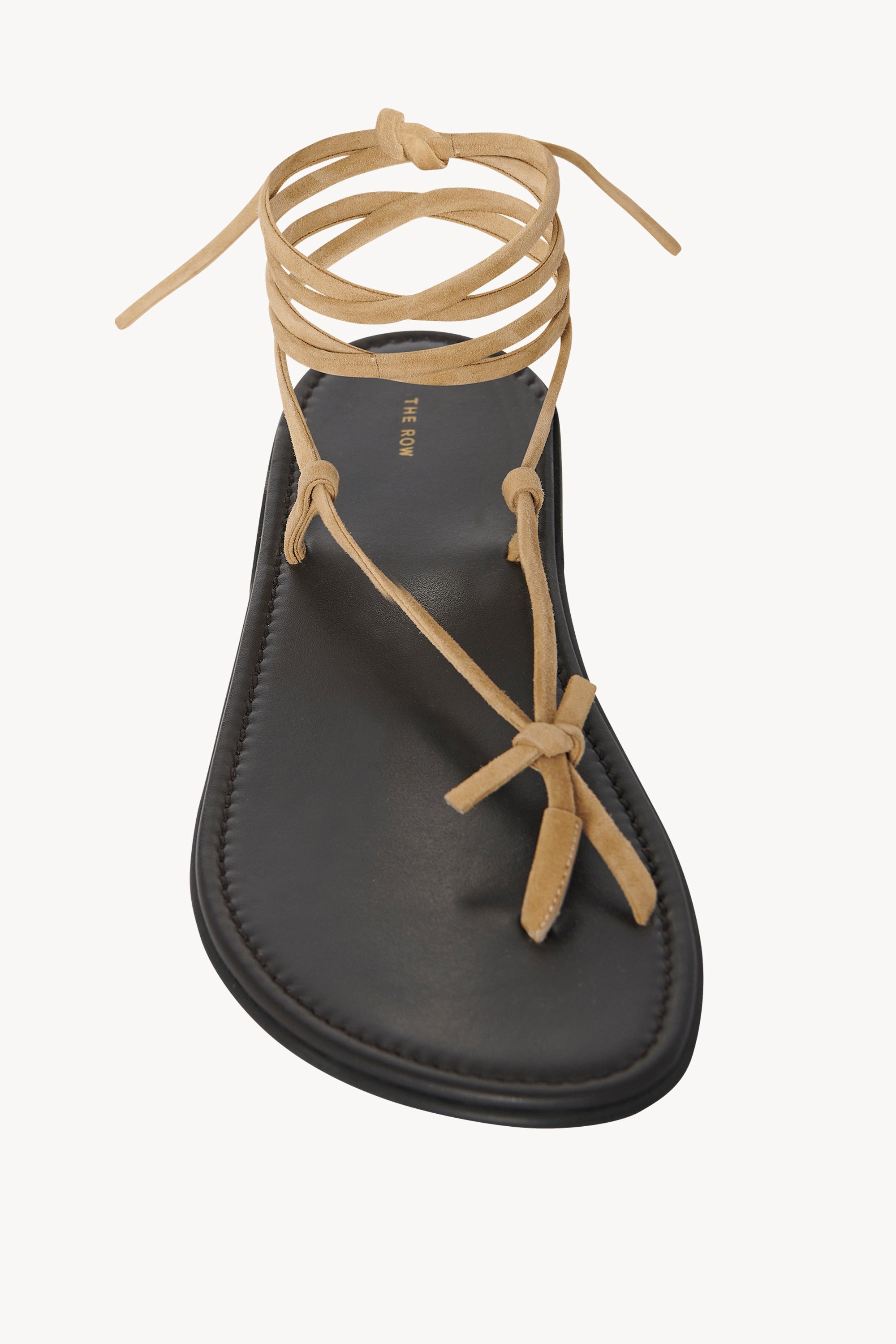 Flat Knot Sandal in Suede - 3