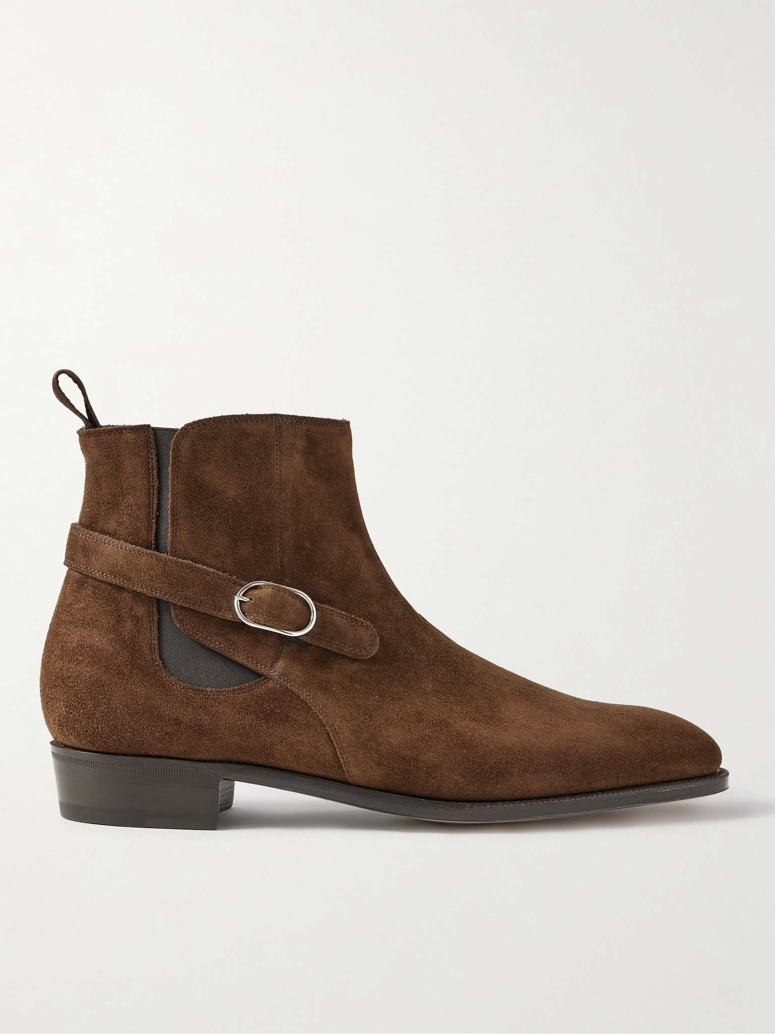 Masons Buckled Suede Chelsea Boots - 1