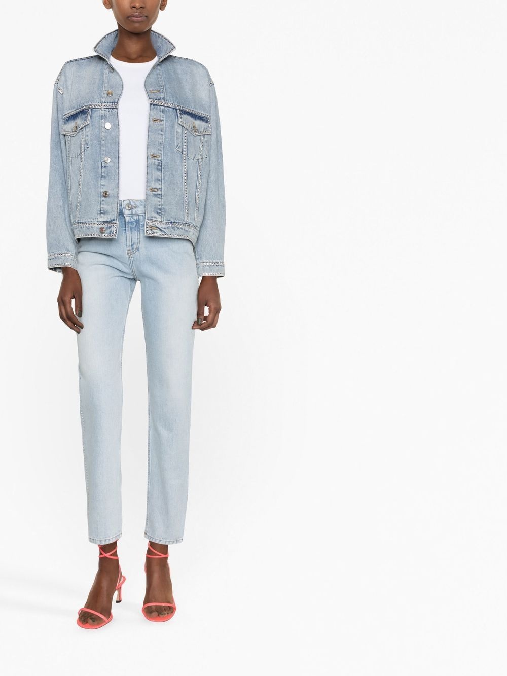 slim-fit straight jeans - 2