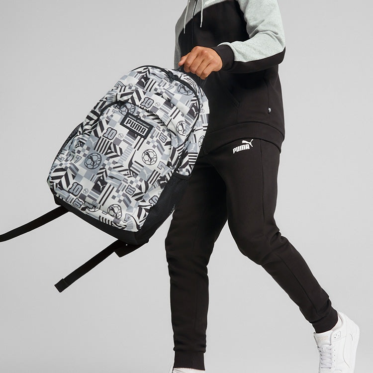 PUMA Academy Backpack 'White Black' 079133-03 - 4