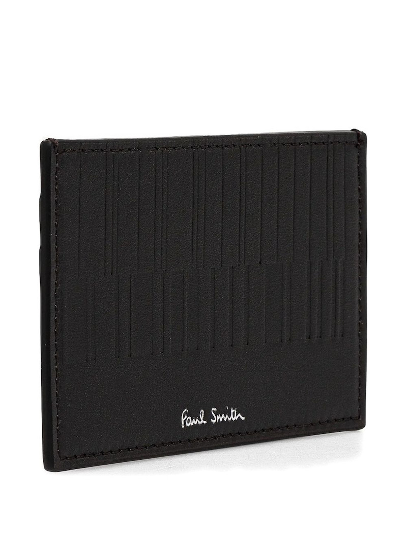 Paul Smith Shadow Stripe leather cardholder outlook