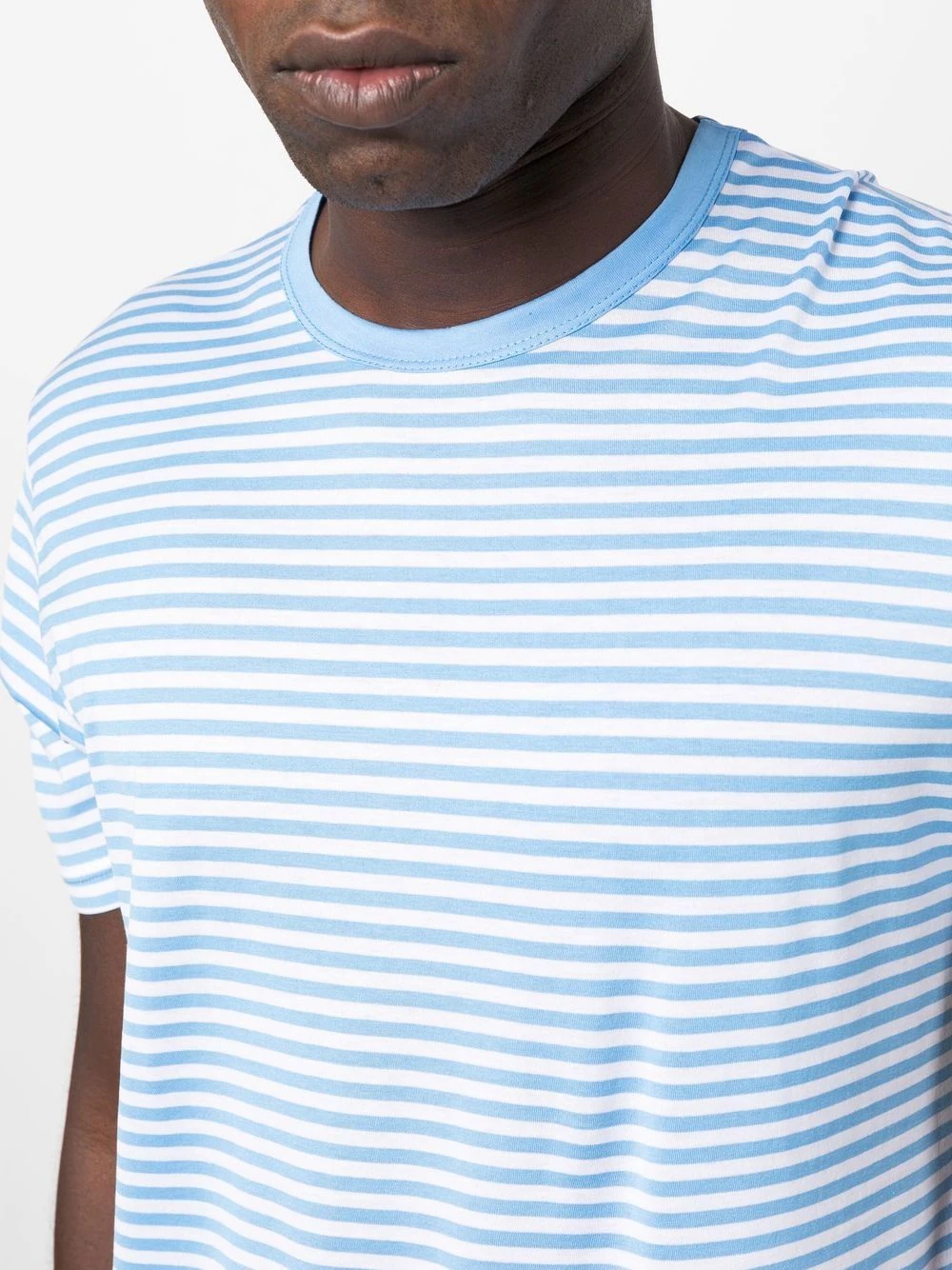 striped cotton T-shirt - 5