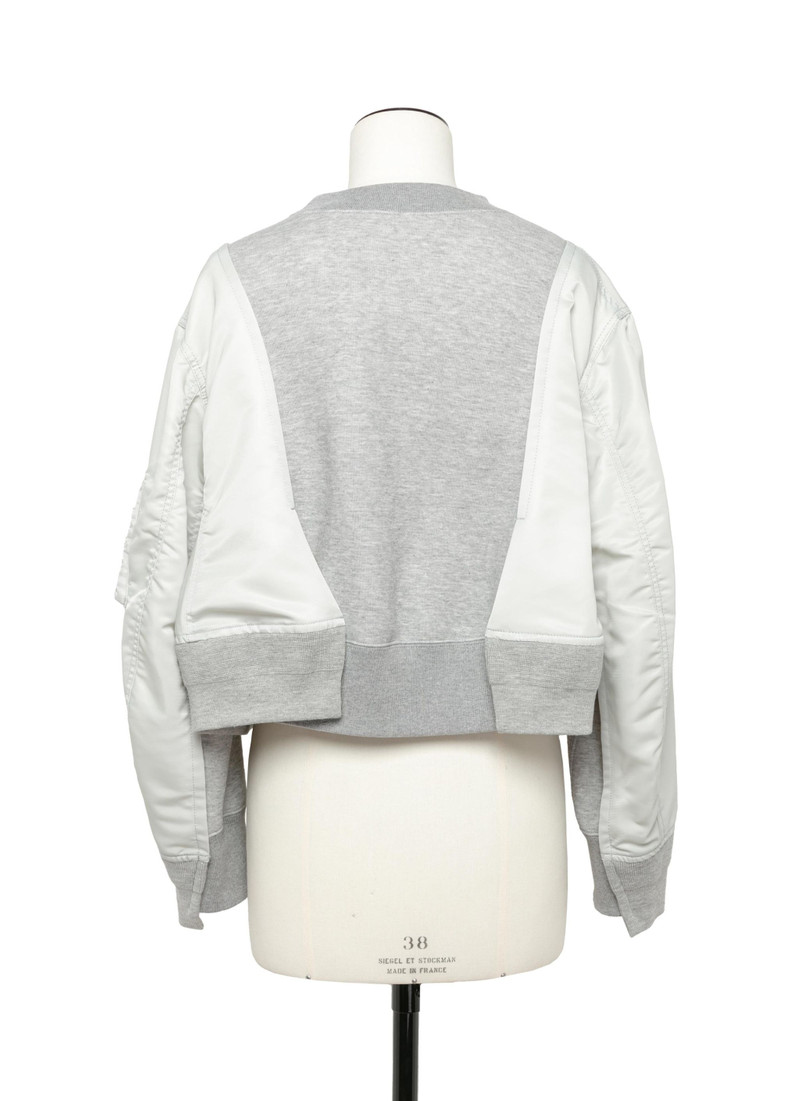 Nylon Twill x Sponge Sweat Pullover 3