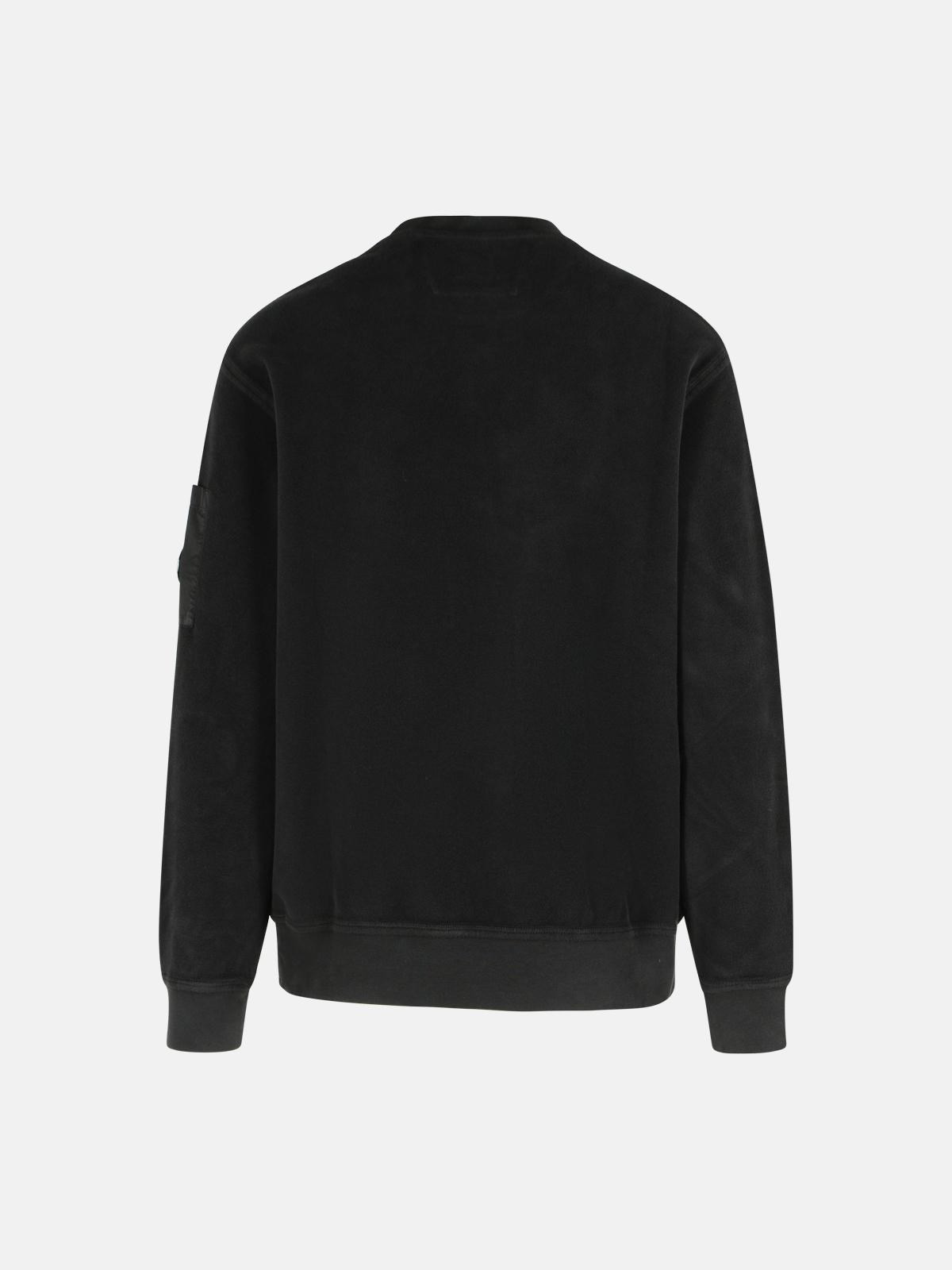 BLACK COTTON SWEATSHIRT - 3