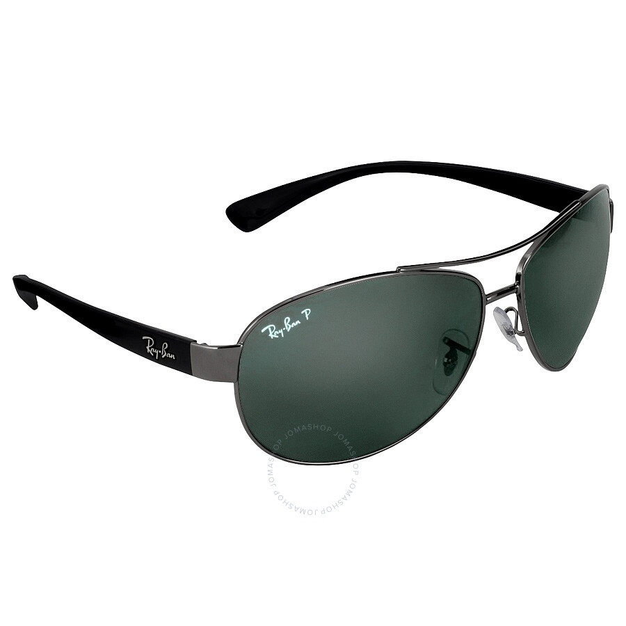 Ray Ban Polarized Green Classic G-15 Pilot Men's Sunglasses RB3386 004/9A 63 - 2