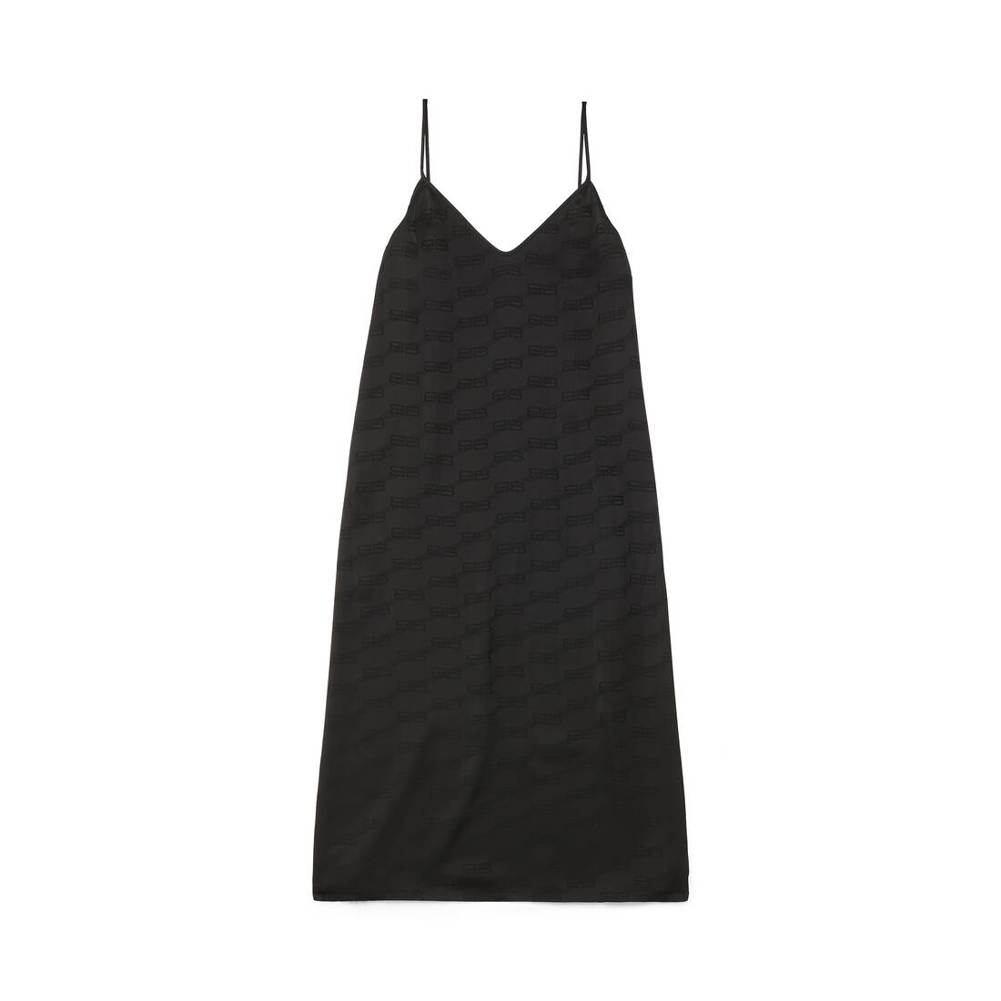 Women's Bb Monogram Pyjama Dress in Black - 1