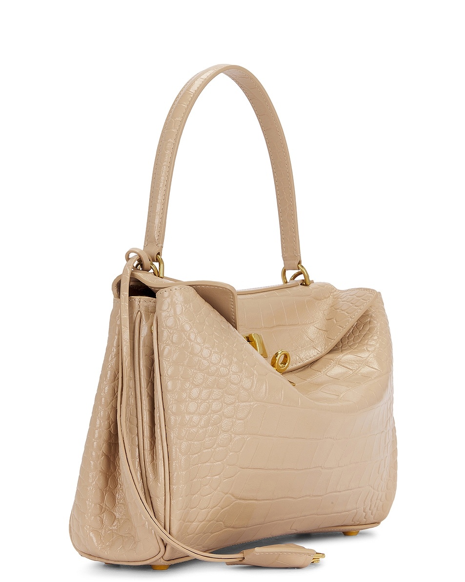 Rodeo Embossed Croc Small Top Handle Bag - 5